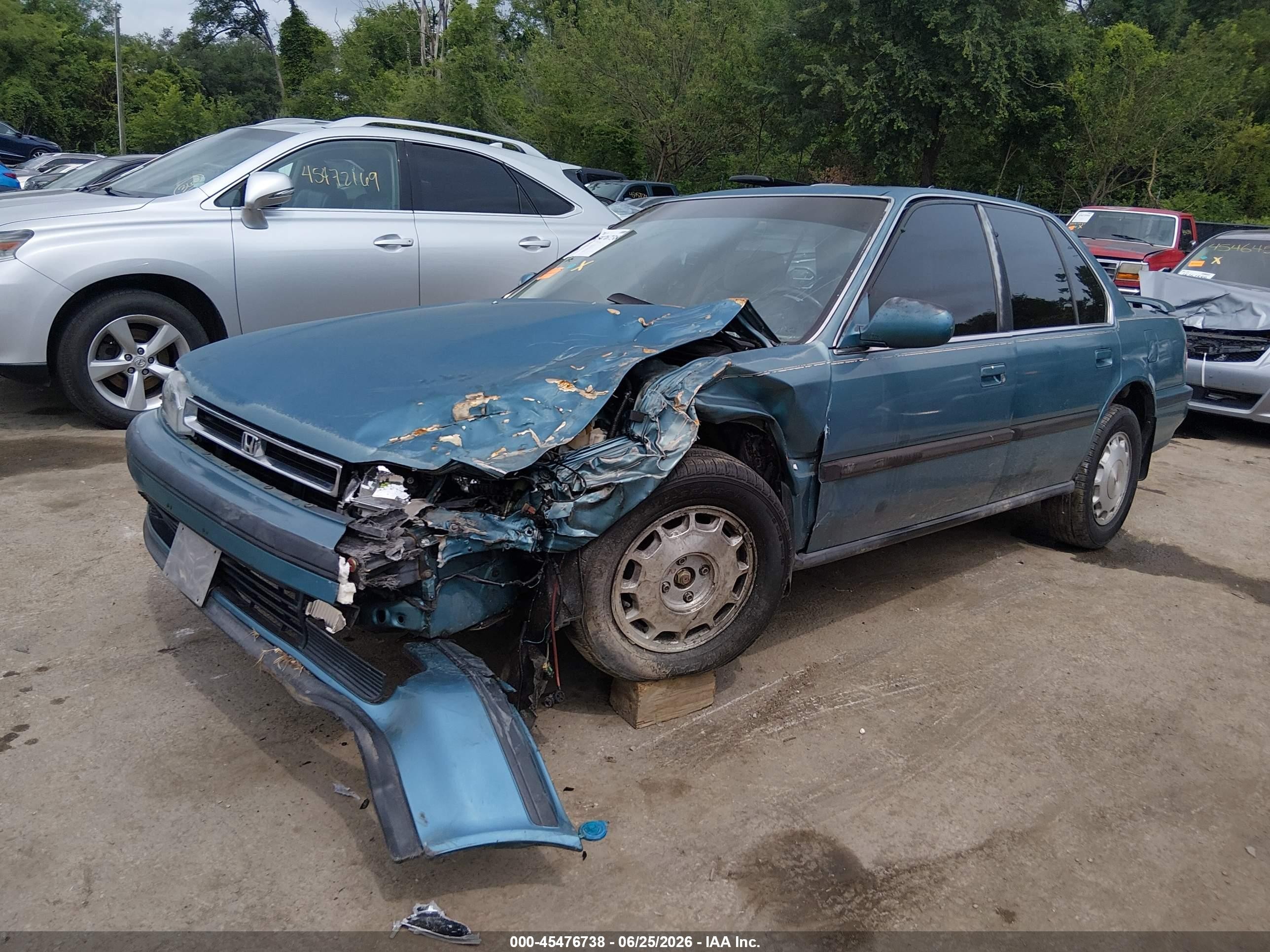 1991 Honda Accord Ex/ex-r Teal vin: 1HGCB7660MA055139