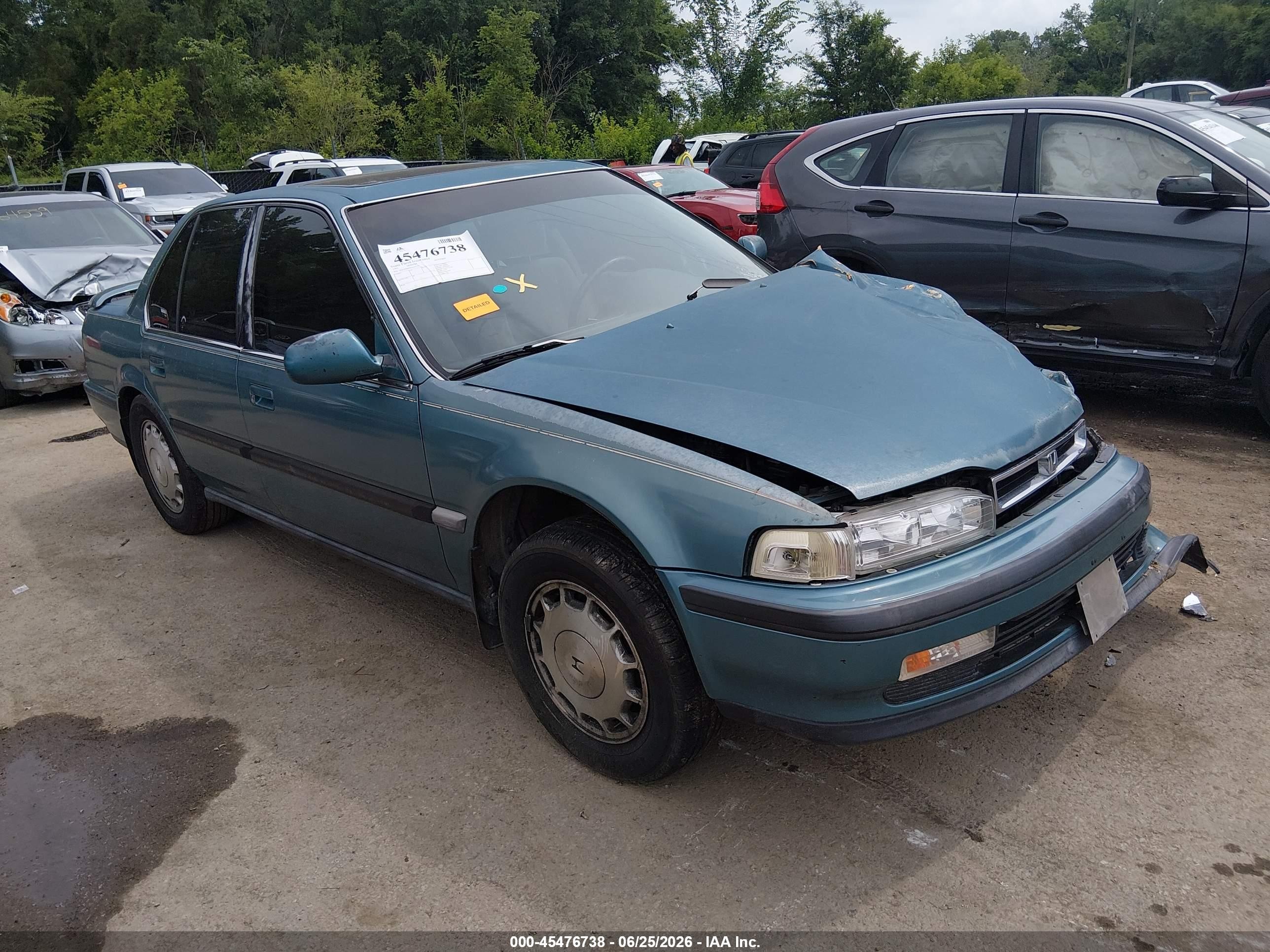 1991 Honda Accord Ex/ex-r Teal vin: 1HGCB7660MA055139