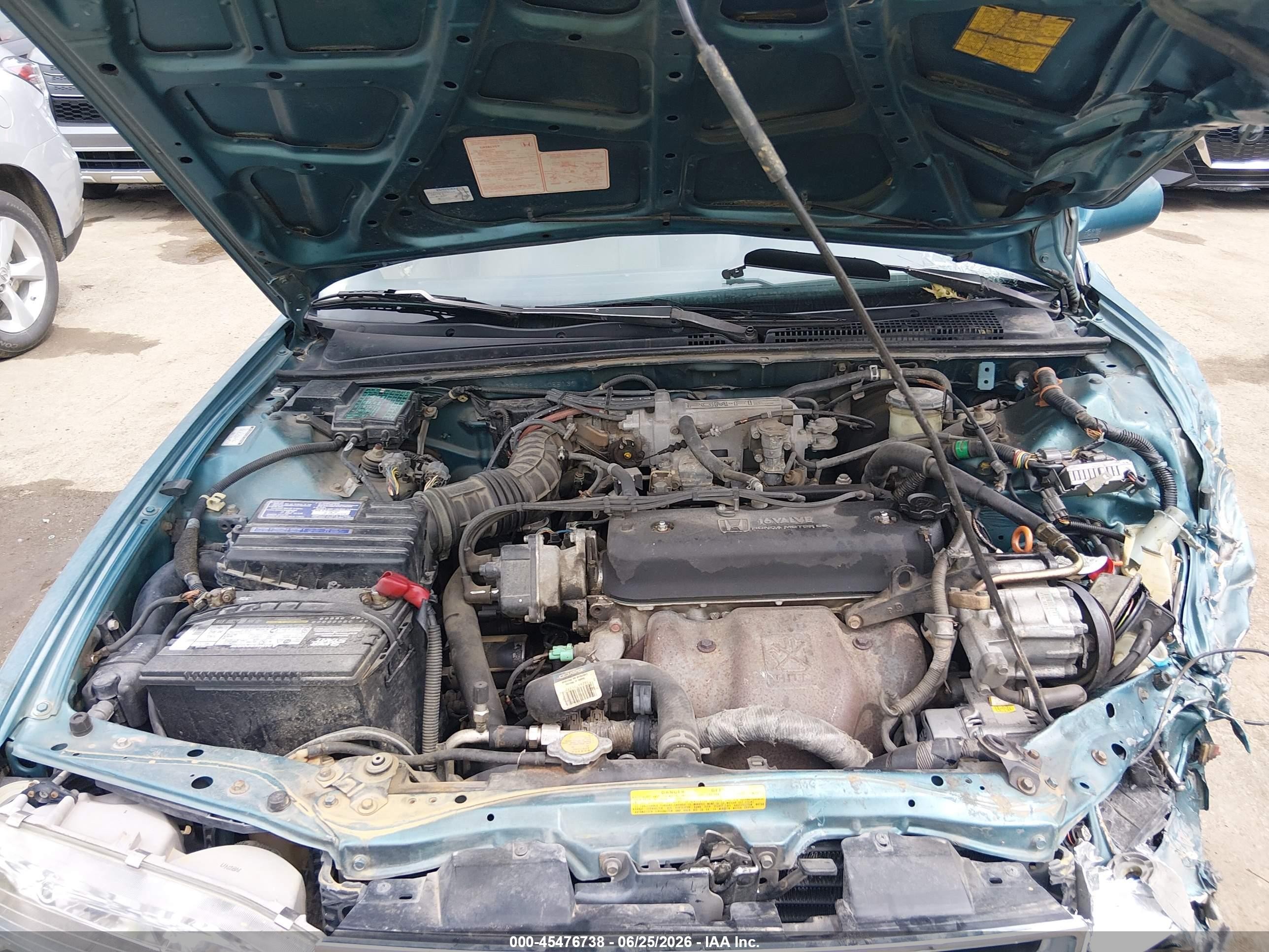 1991 Honda Accord Ex/ex-r Teal vin: 1HGCB7660MA055139