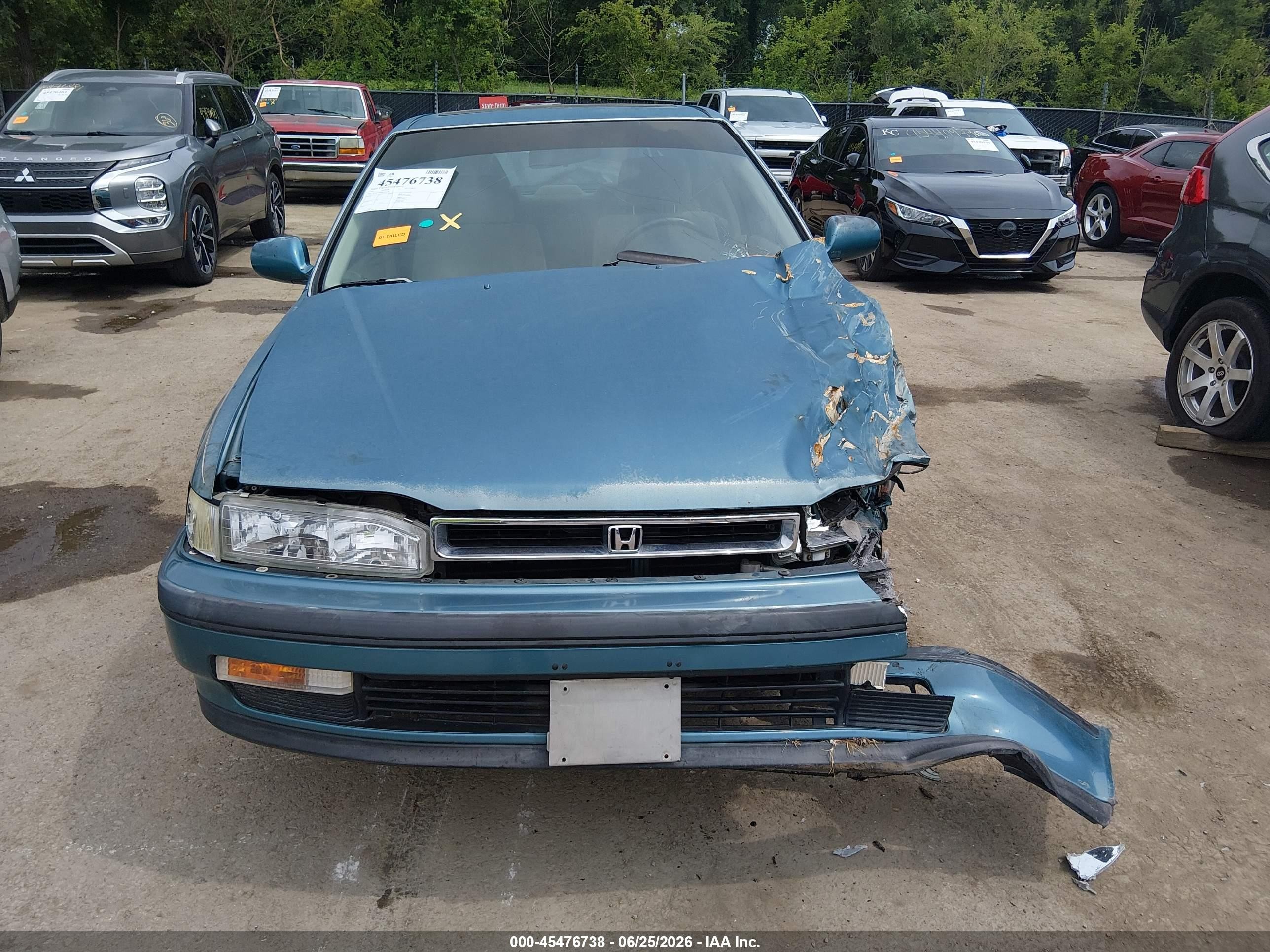 1991 Honda Accord Ex/ex-r Teal vin: 1HGCB7660MA055139