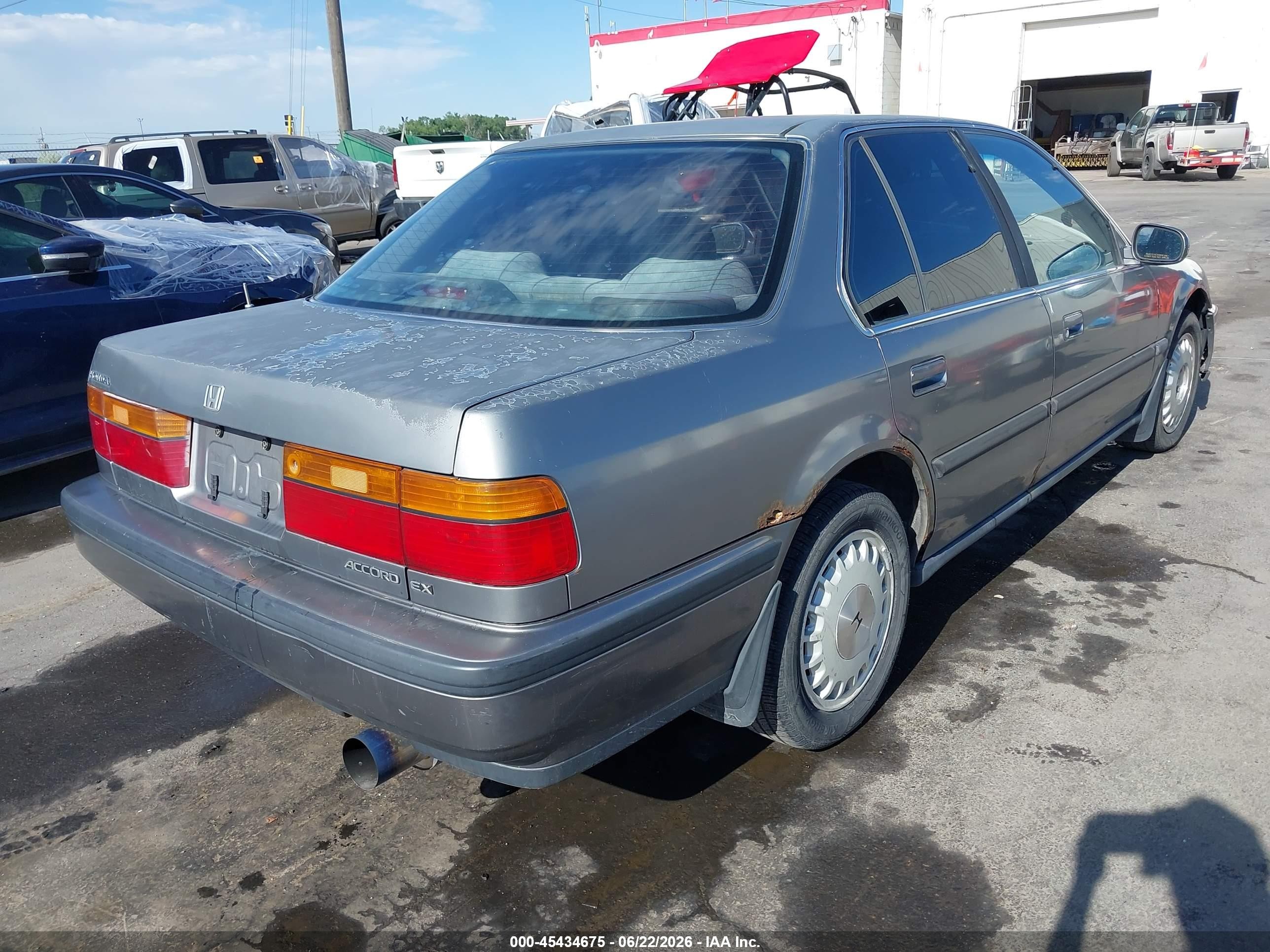 1990 Honda Accord Ex/ex-r Gray vin: 1HGCB7661LA183887