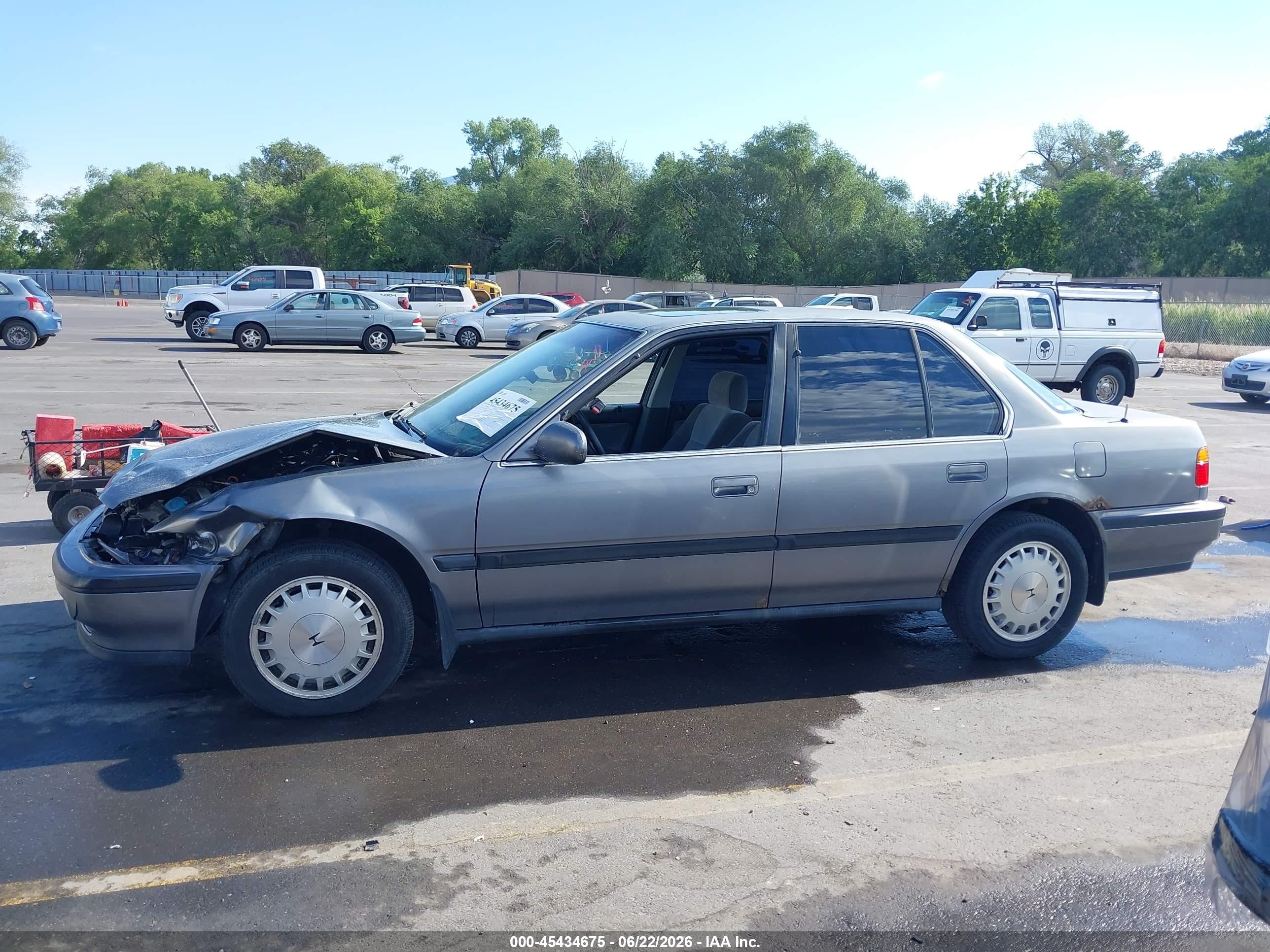 1990 Honda Accord Ex/ex-r Gray vin: 1HGCB7661LA183887