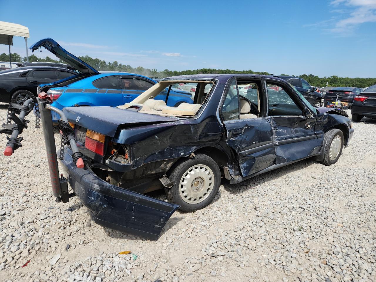 1990 Honda Accord Ex Blue vin: 1HGCB7662LA094202