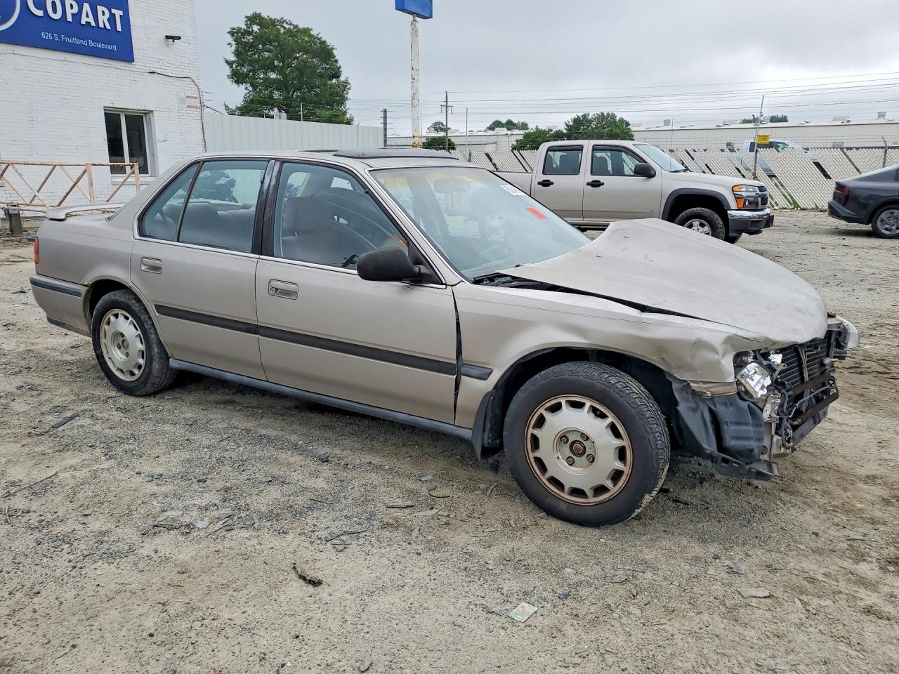 1992 Honda Accord Ex Tan vin: 1HGCB7670NA221895