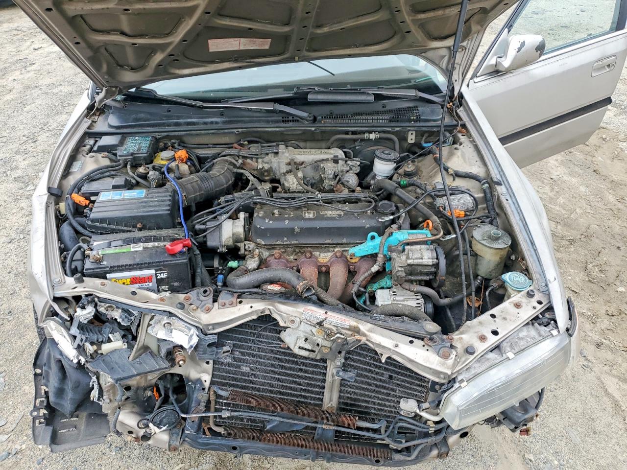 1992 Honda Accord Ex Tan vin: 1HGCB7670NA221895