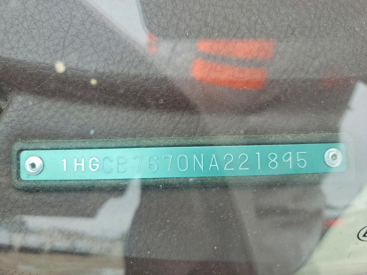 1992 Honda Accord Ex Tan vin: 1HGCB7670NA221895