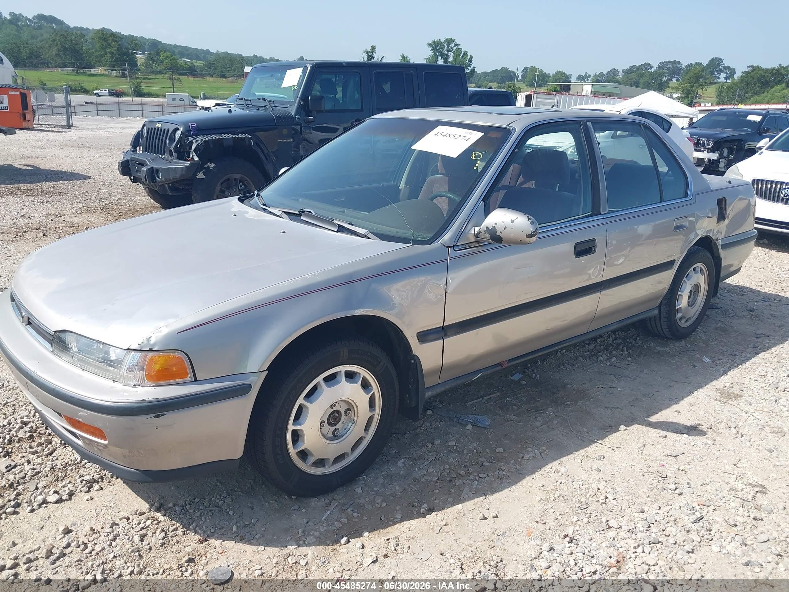 1993 Honda Accord Ex Silver vin: 1HGCB7673PA075818