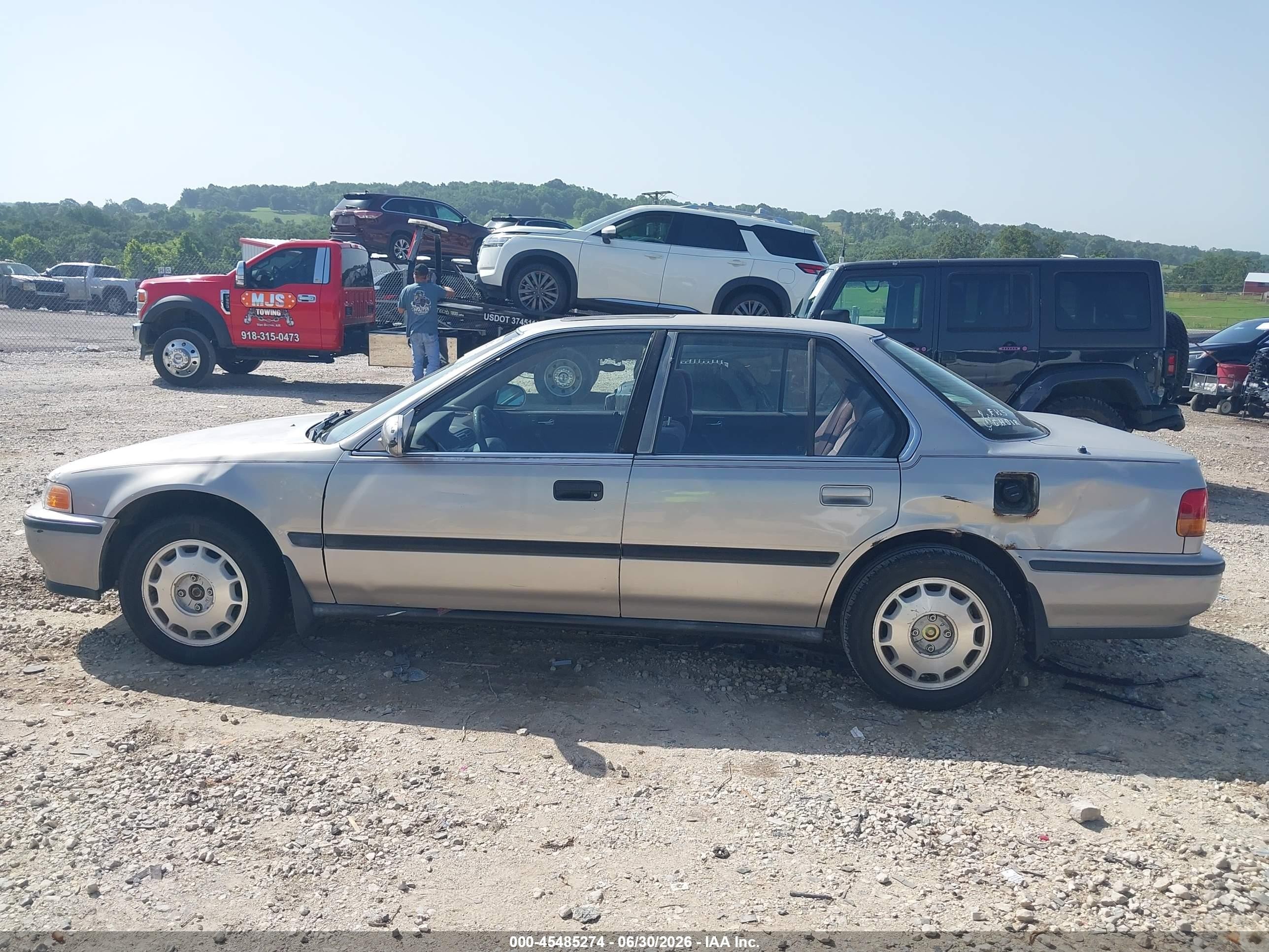 1993 Honda Accord Ex Silver vin: 1HGCB7673PA075818