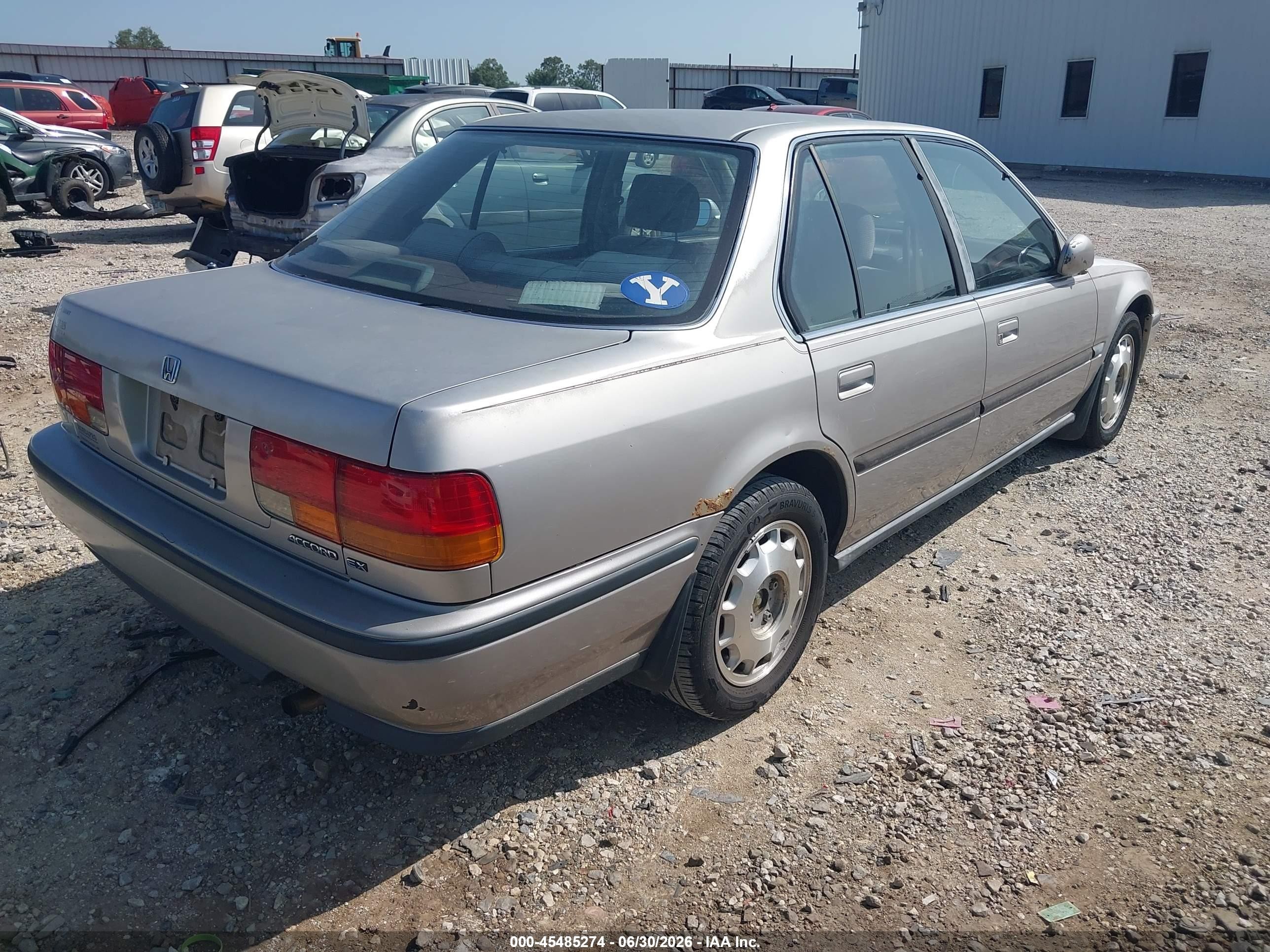 1993 Honda Accord Ex Silver vin: 1HGCB7673PA075818