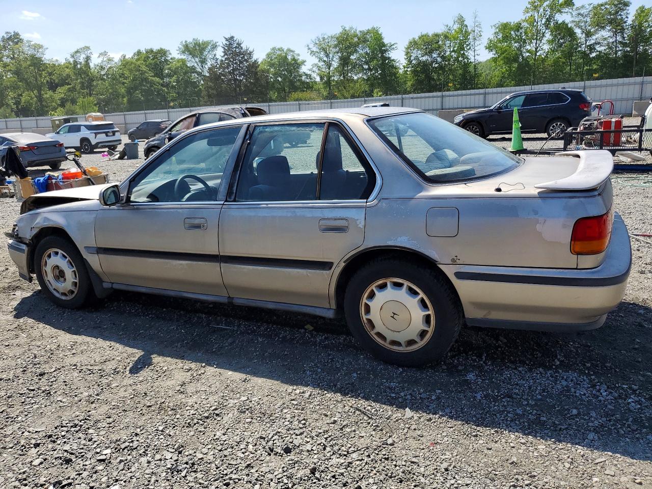 1992 Honda Accord Ex Silver vin: 1HGCB7678NA008323