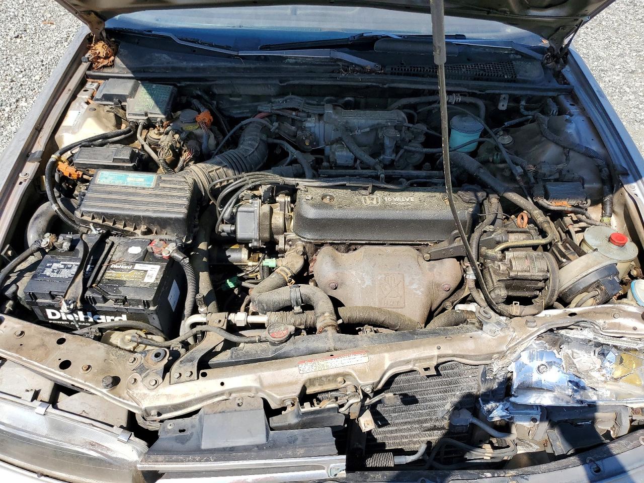 1992 Honda Accord Ex Silver vin: 1HGCB7678NA008323