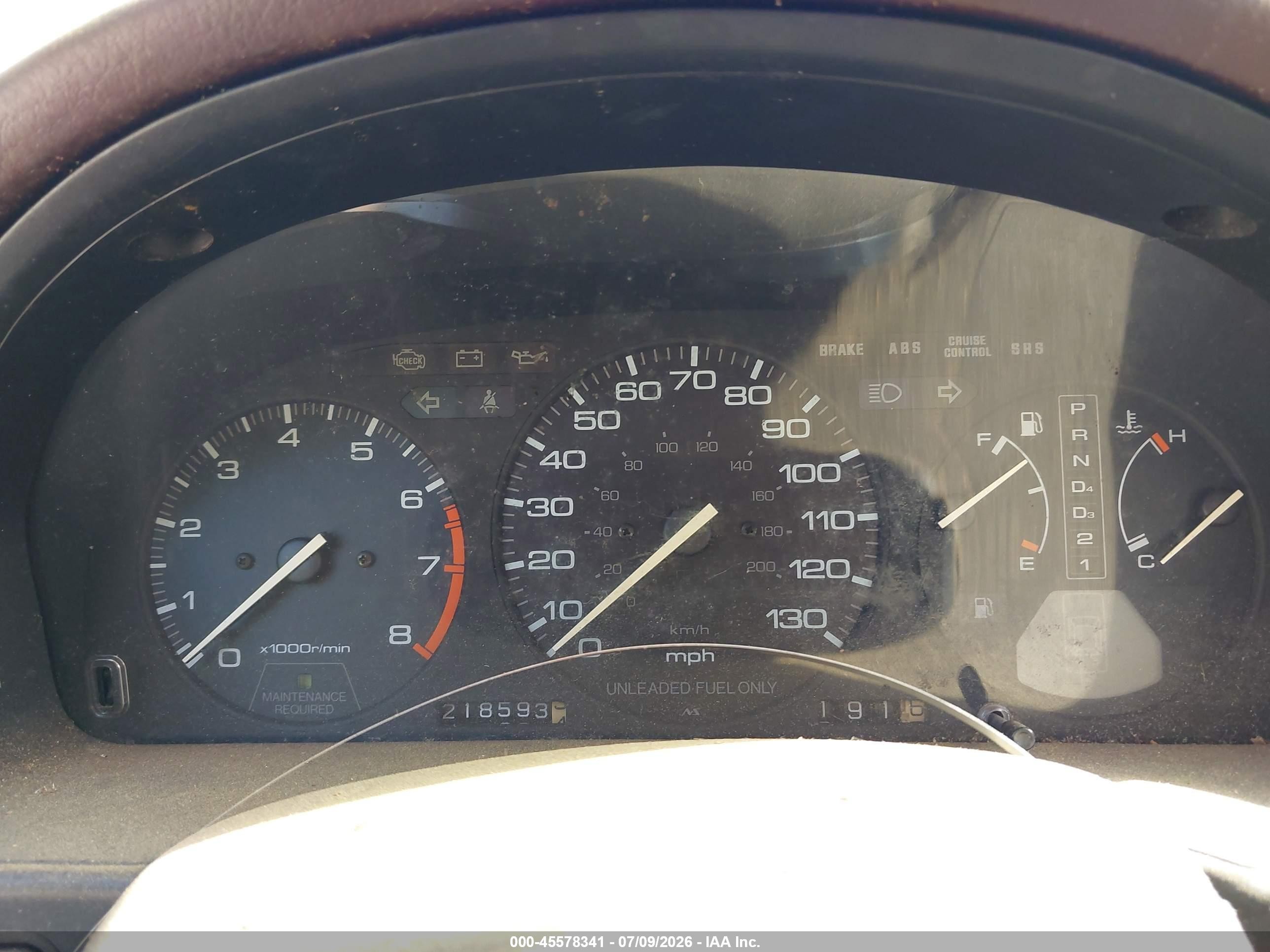 1992 Honda Accord Ex Silver vin: 1HGCB7679NA103473