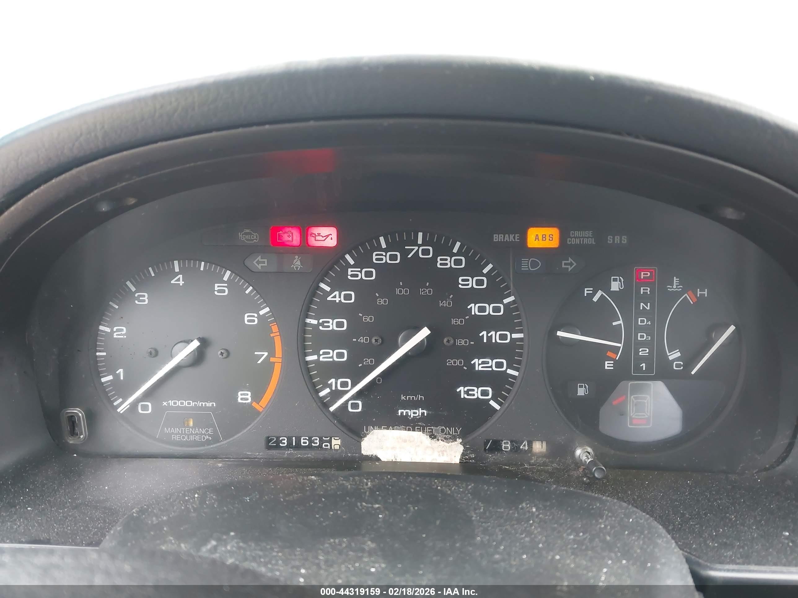 1993 Honda Accord 10th Anniversary White vin: 1HGCB7693PA076596