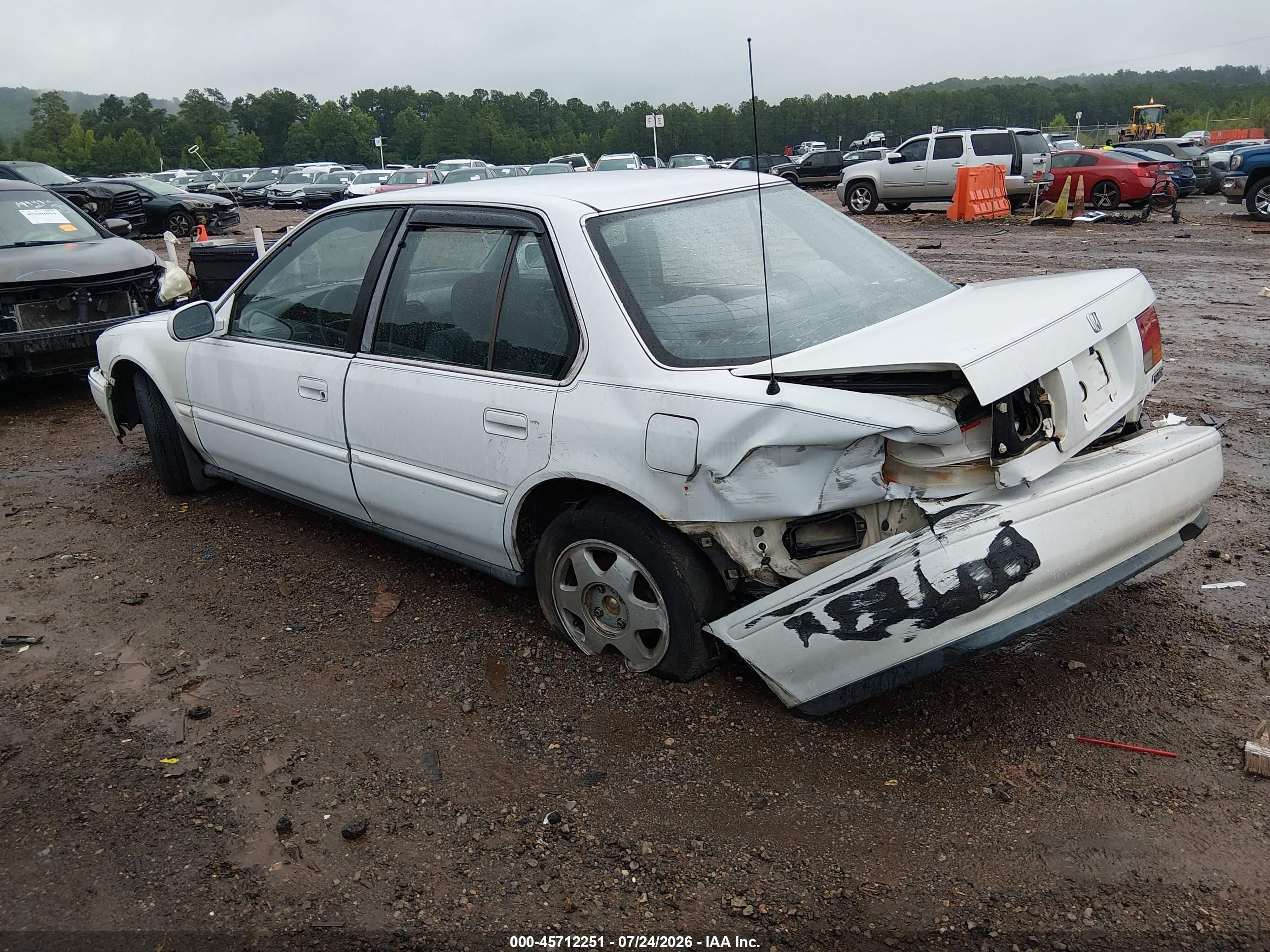 1993 Honda Accord 10th Anniversary White vin: 1HGCB7697PA157908