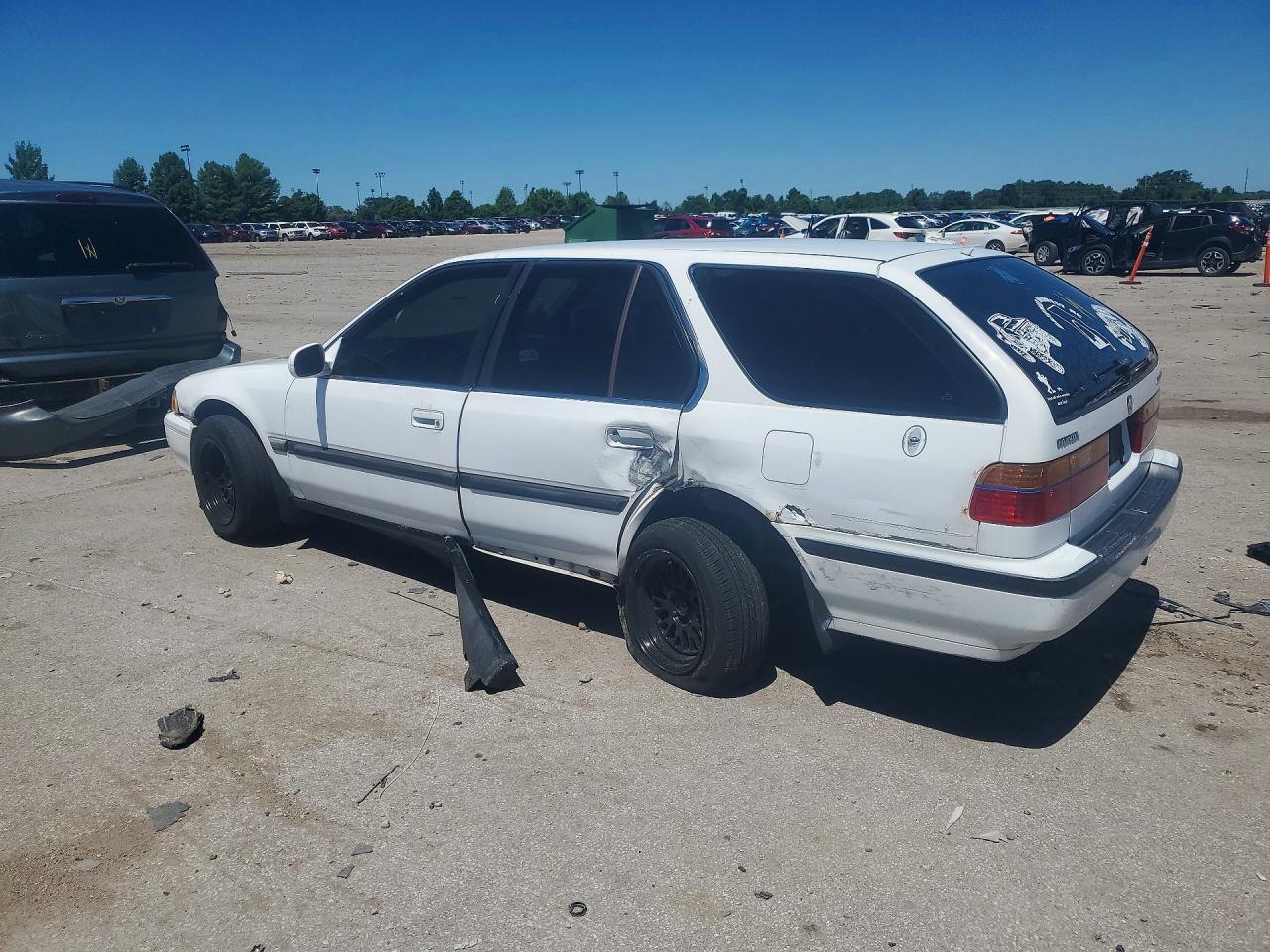 1991 Honda Accord Lx White vin: 1HGCB9851MA007858