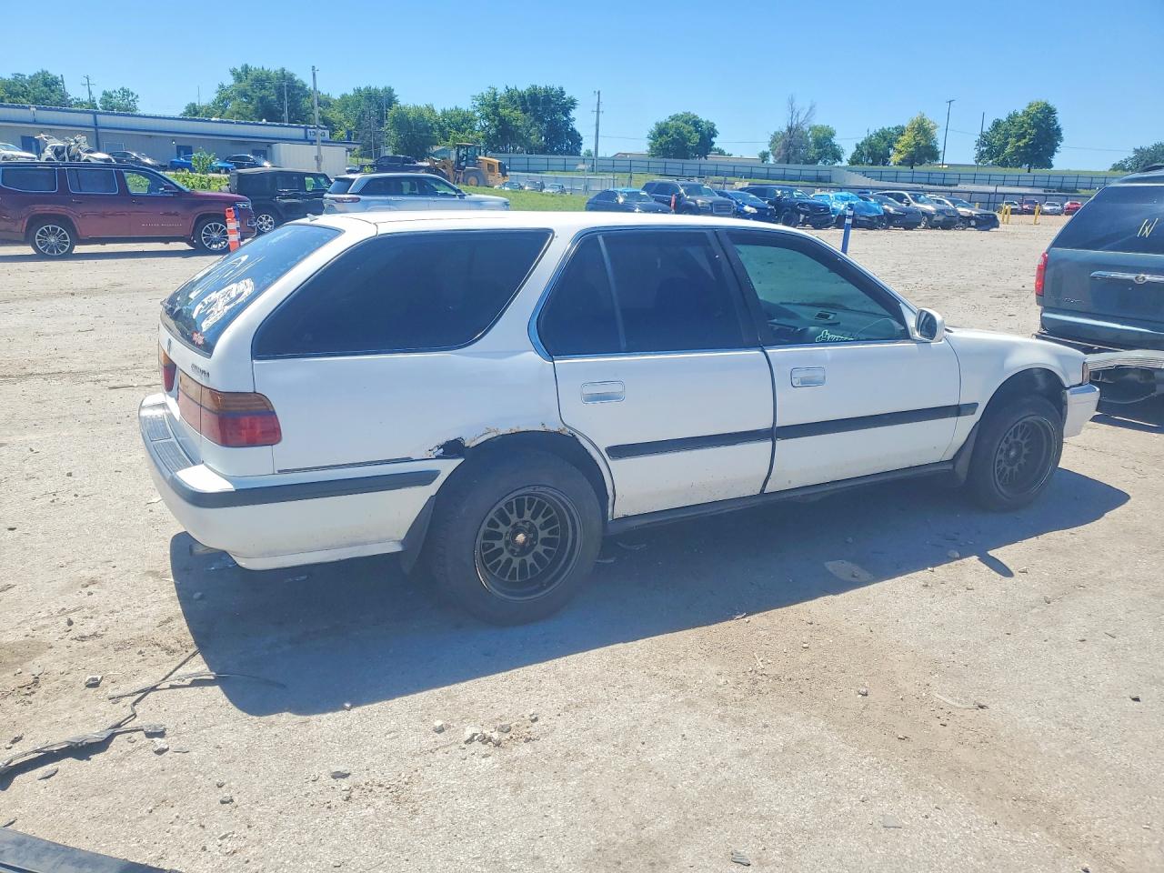 1991 Honda Accord Lx White vin: 1HGCB9851MA007858