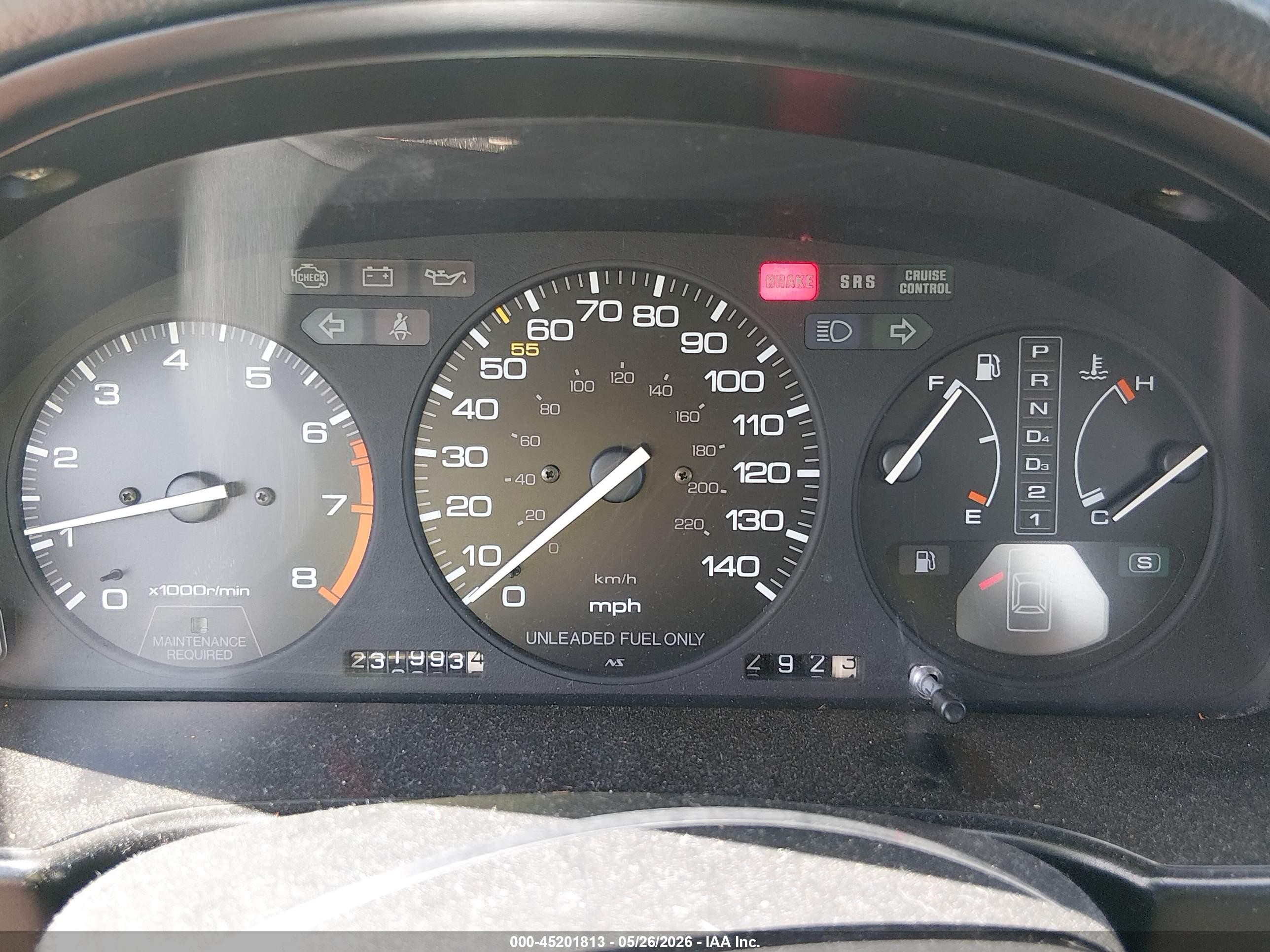 1991 Honda Accord Ex Green vin: 1HGCB9860MA015622