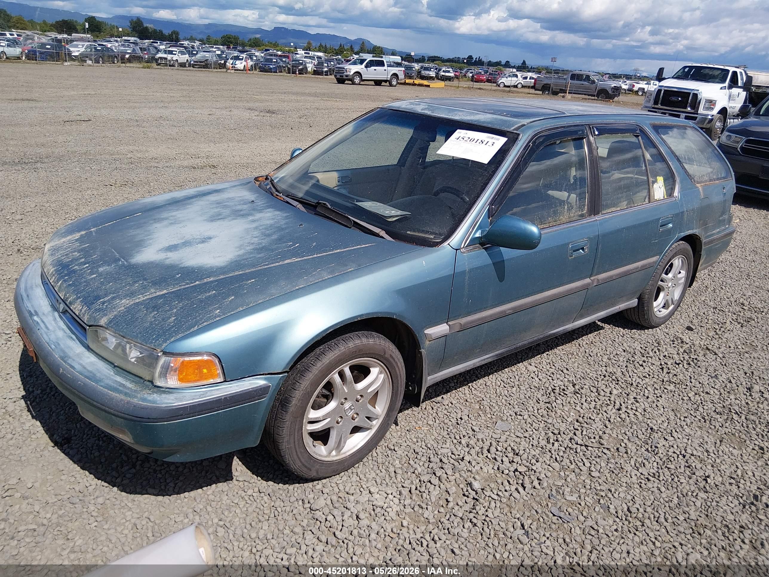1991 Honda Accord Ex Green vin: 1HGCB9860MA015622