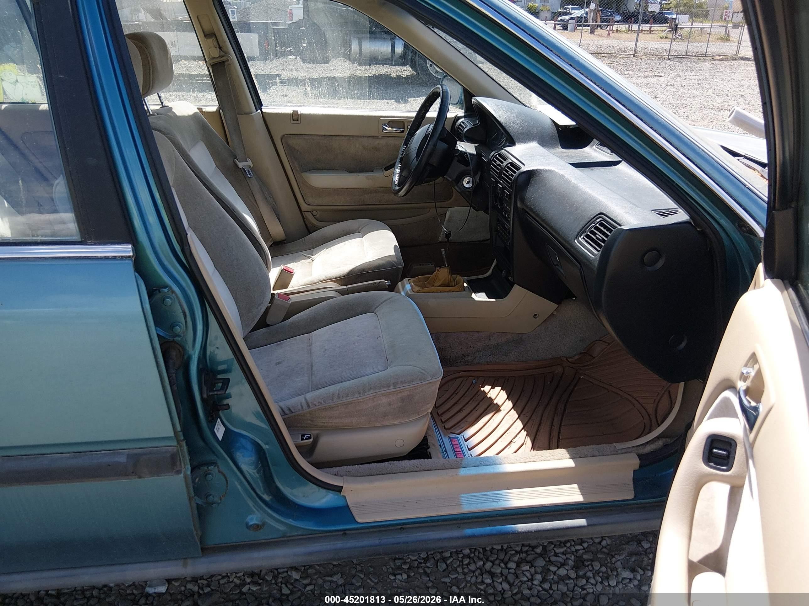 1991 Honda Accord Ex Green vin: 1HGCB9860MA015622