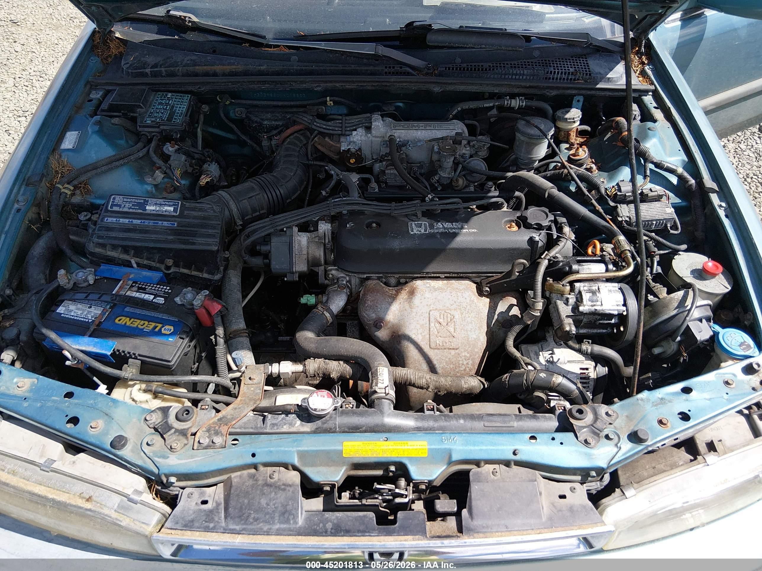 1991 Honda Accord Ex Green vin: 1HGCB9860MA015622