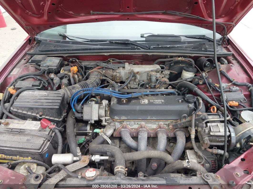 1993 Honda Accord Ex Maroon vin: 1HGCB9874PA007987