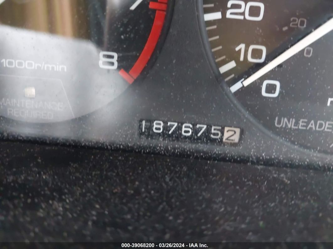 1993 Honda Accord Ex Maroon vin: 1HGCB9874PA007987