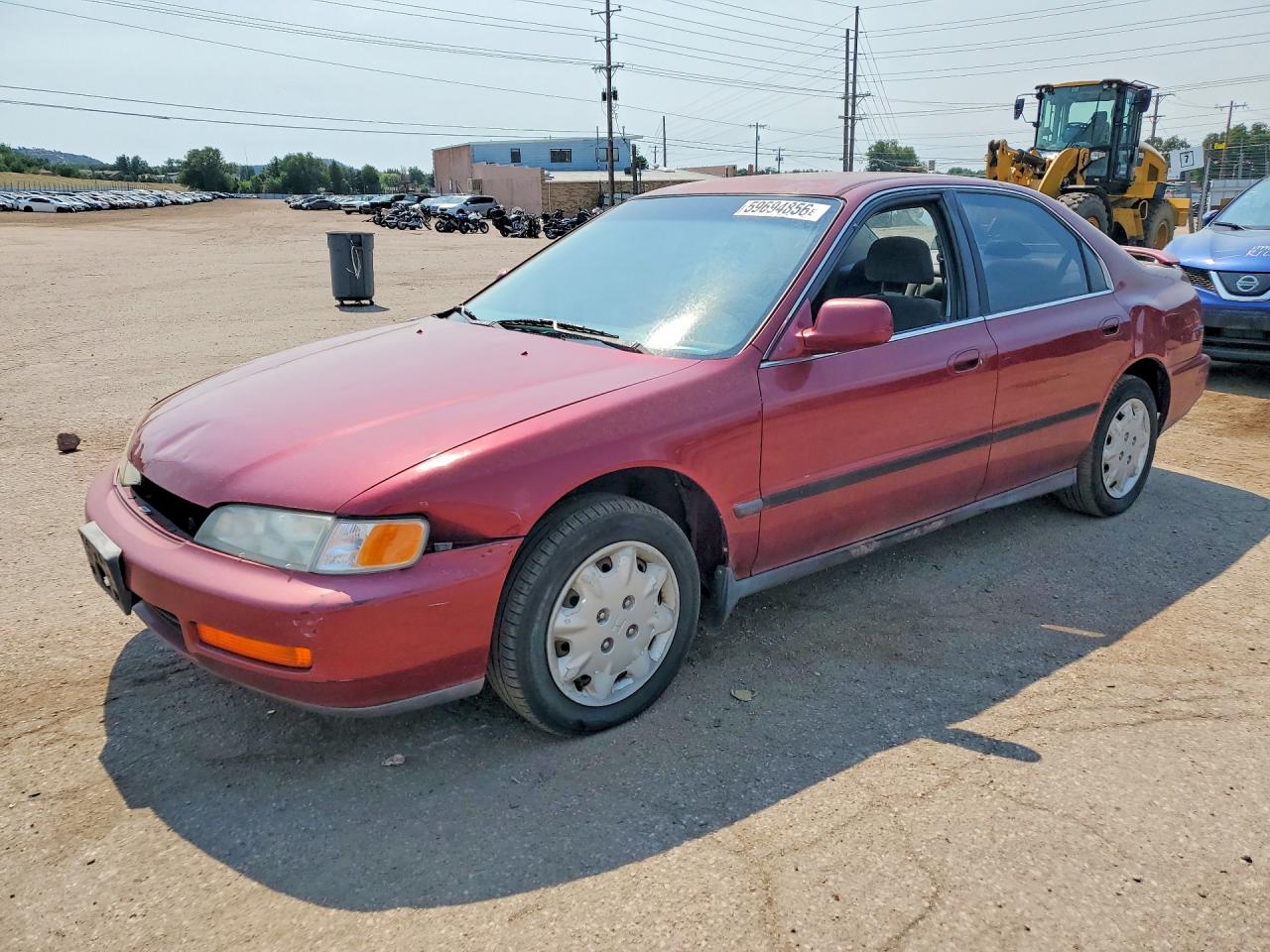 1997 Honda Accord Lx Red vin: 1HGCD5534VA197727