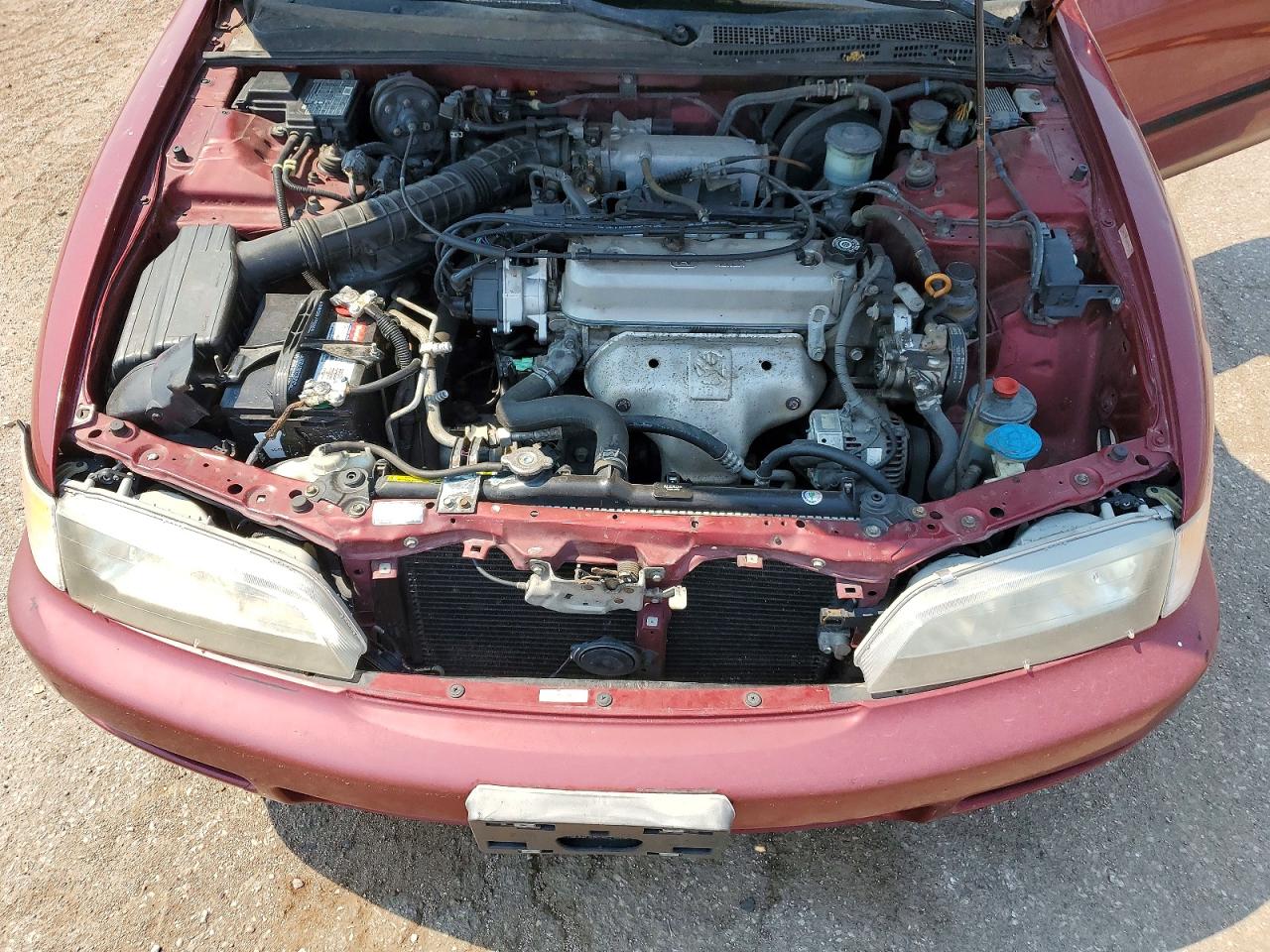1997 Honda Accord Lx Red vin: 1HGCD5534VA197727