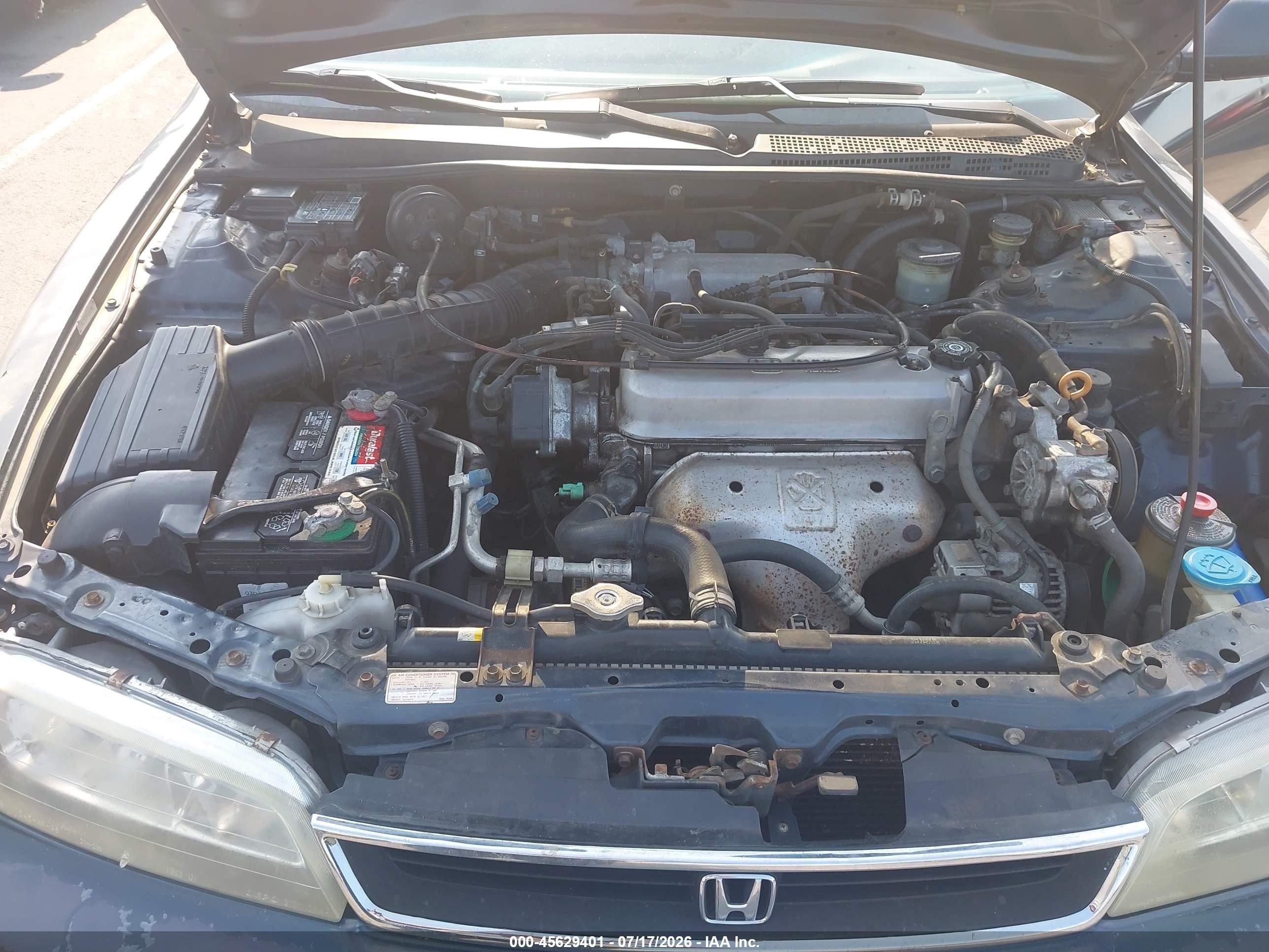 1997 Honda Accord Lx Black vin: 1HGCD5535VA242805