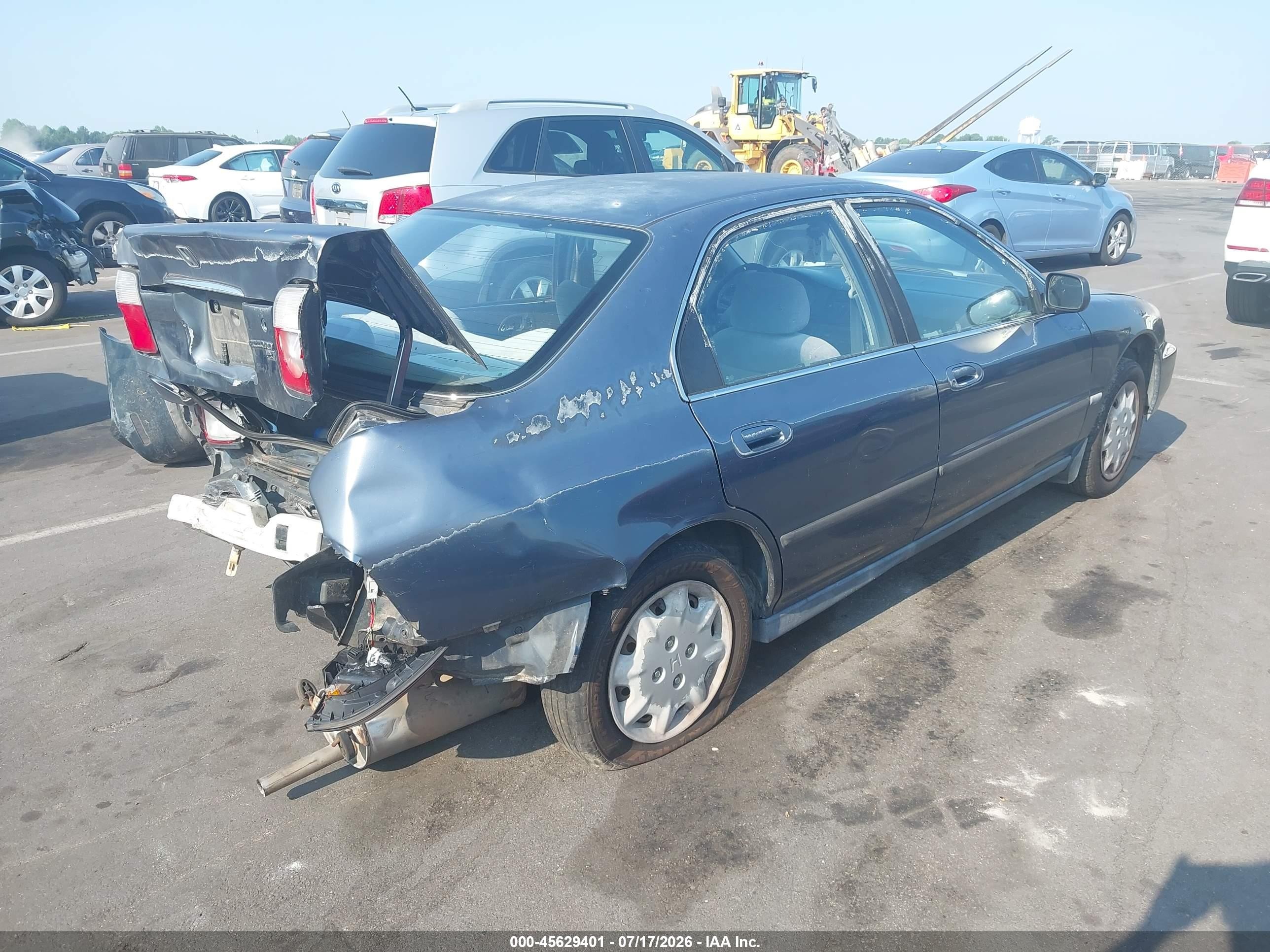 1997 Honda Accord Lx Black vin: 1HGCD5535VA242805