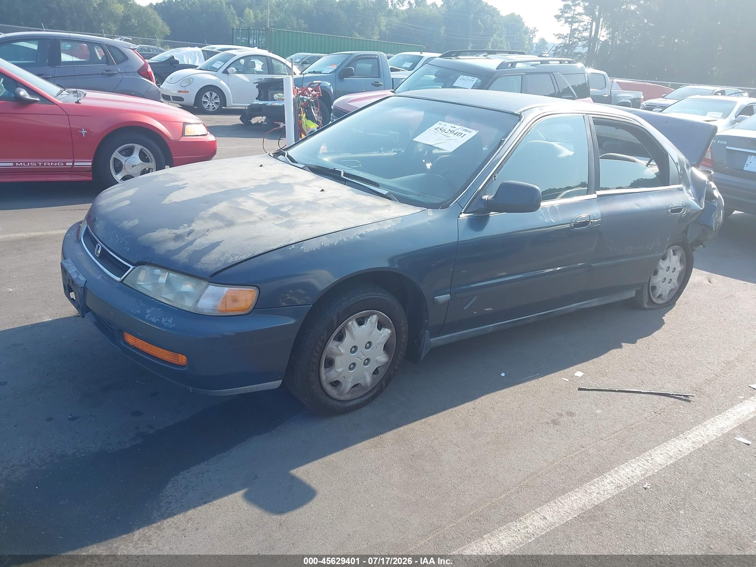 1997 Honda Accord Lx Black vin: 1HGCD5535VA242805