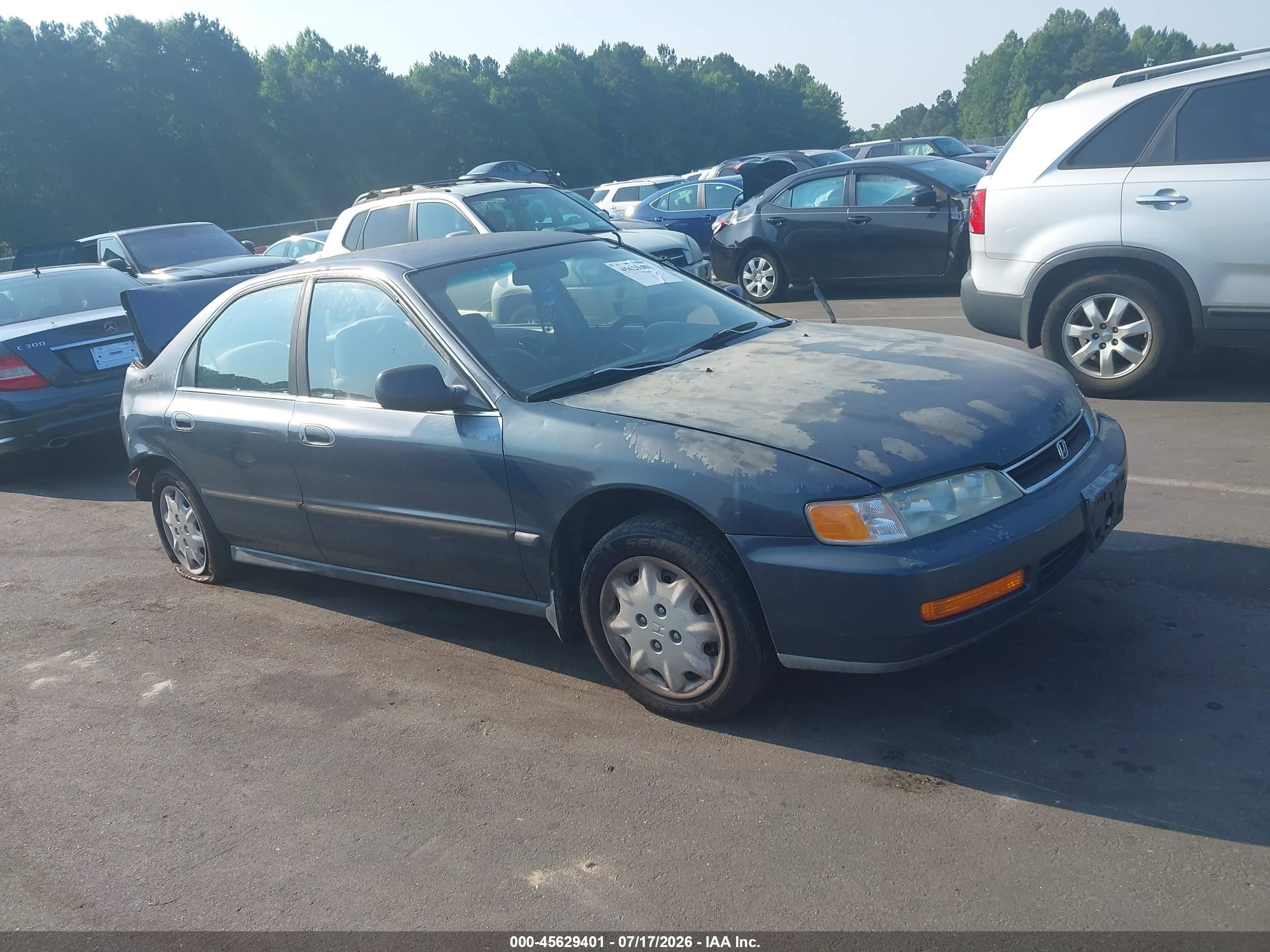 1997 Honda Accord Lx Black vin: 1HGCD5535VA242805