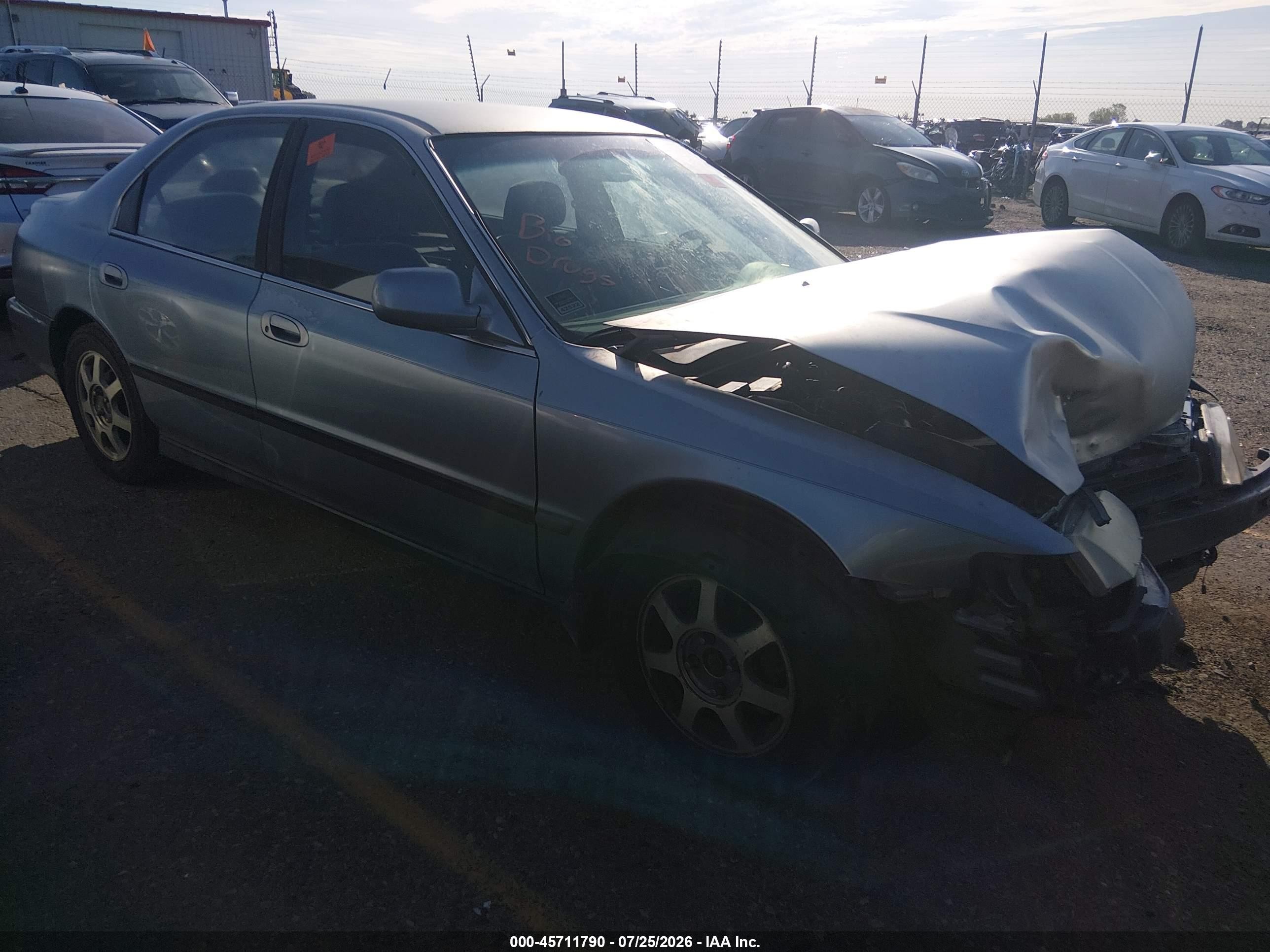 1996 Honda Accord Lx/ex Blue vin: 1HGCD5538TA233674
