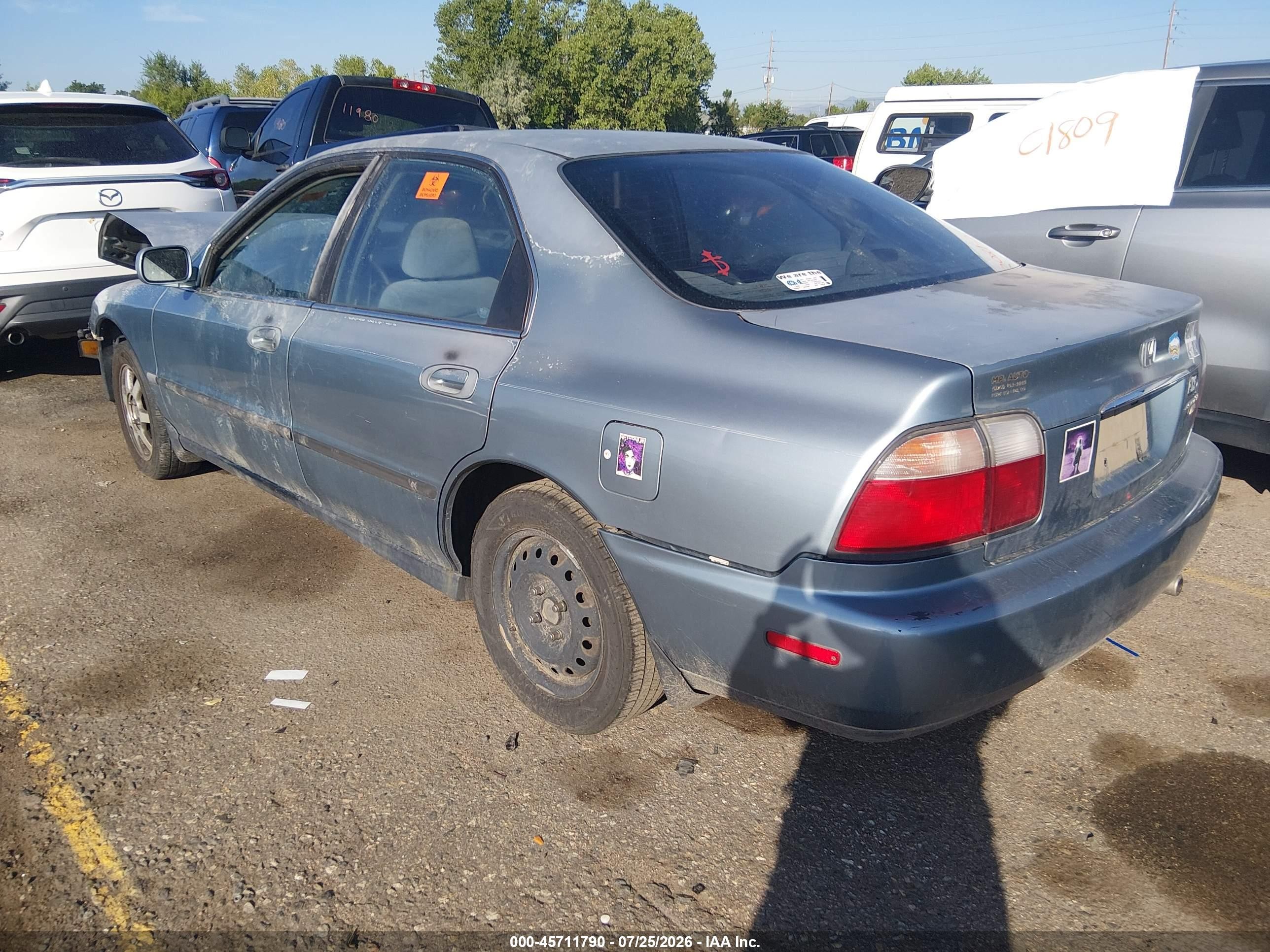 1996 Honda Accord Lx/ex Blue vin: 1HGCD5538TA233674