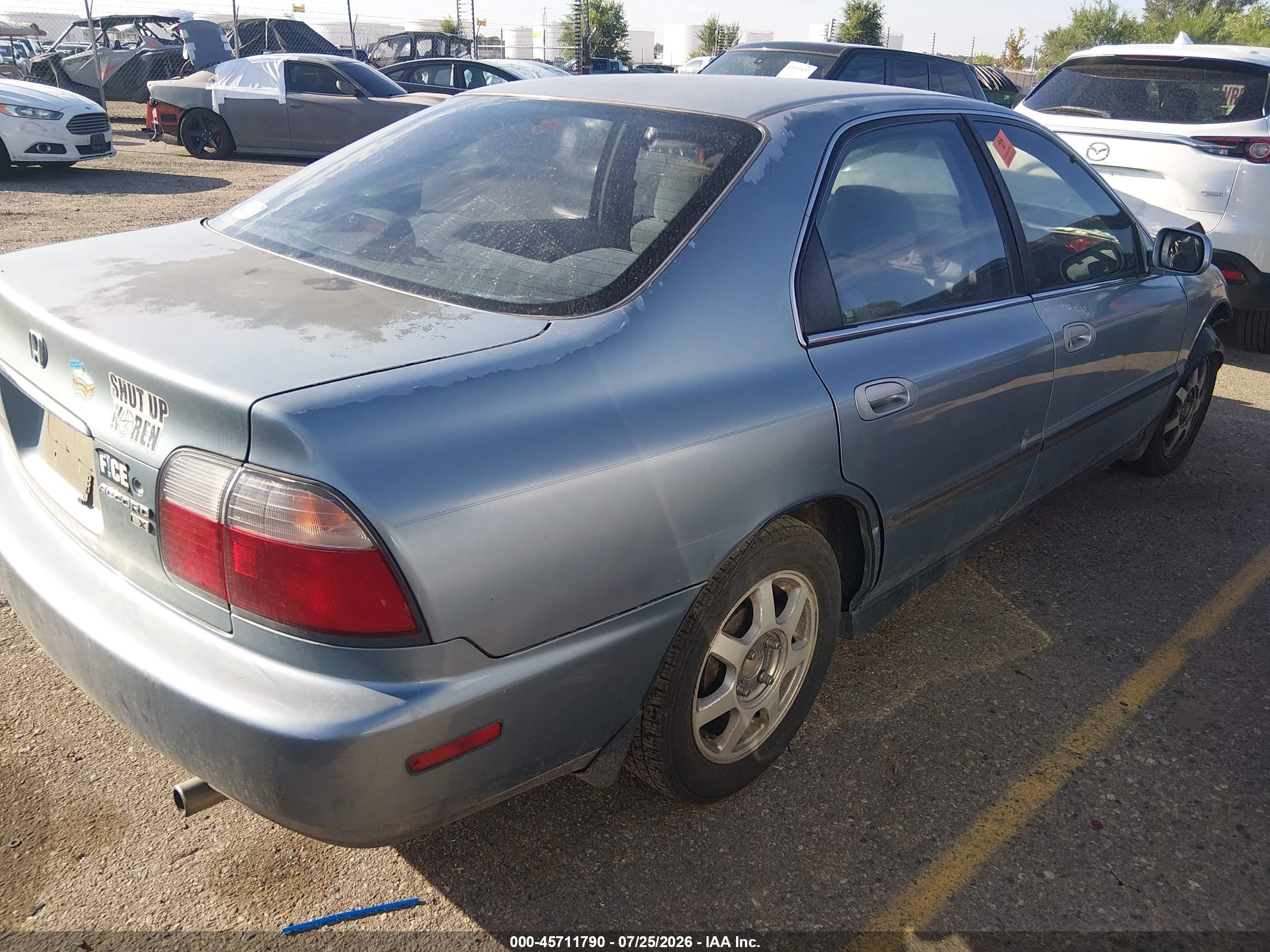 1996 Honda Accord Lx/ex Blue vin: 1HGCD5538TA233674