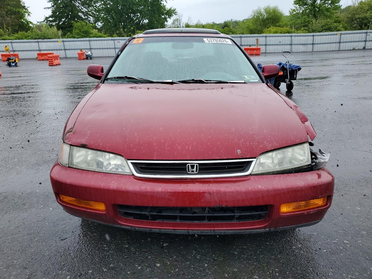 1997 Honda Accord Ex Темно-бордовый vin: 1HGCD5550VA182529
