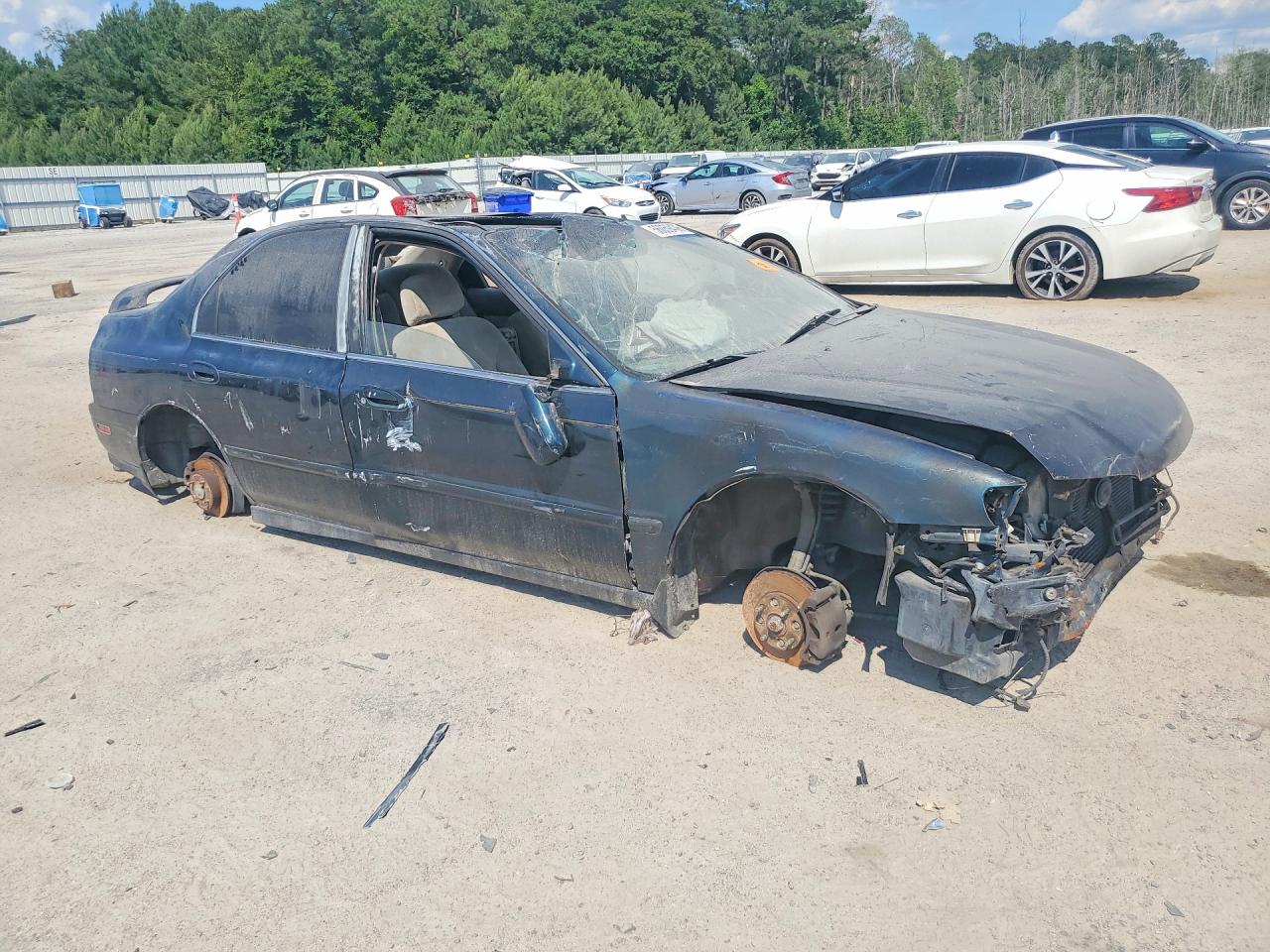 1994 Honda Accord Зеленый vin: 1HGCD5557RA013470