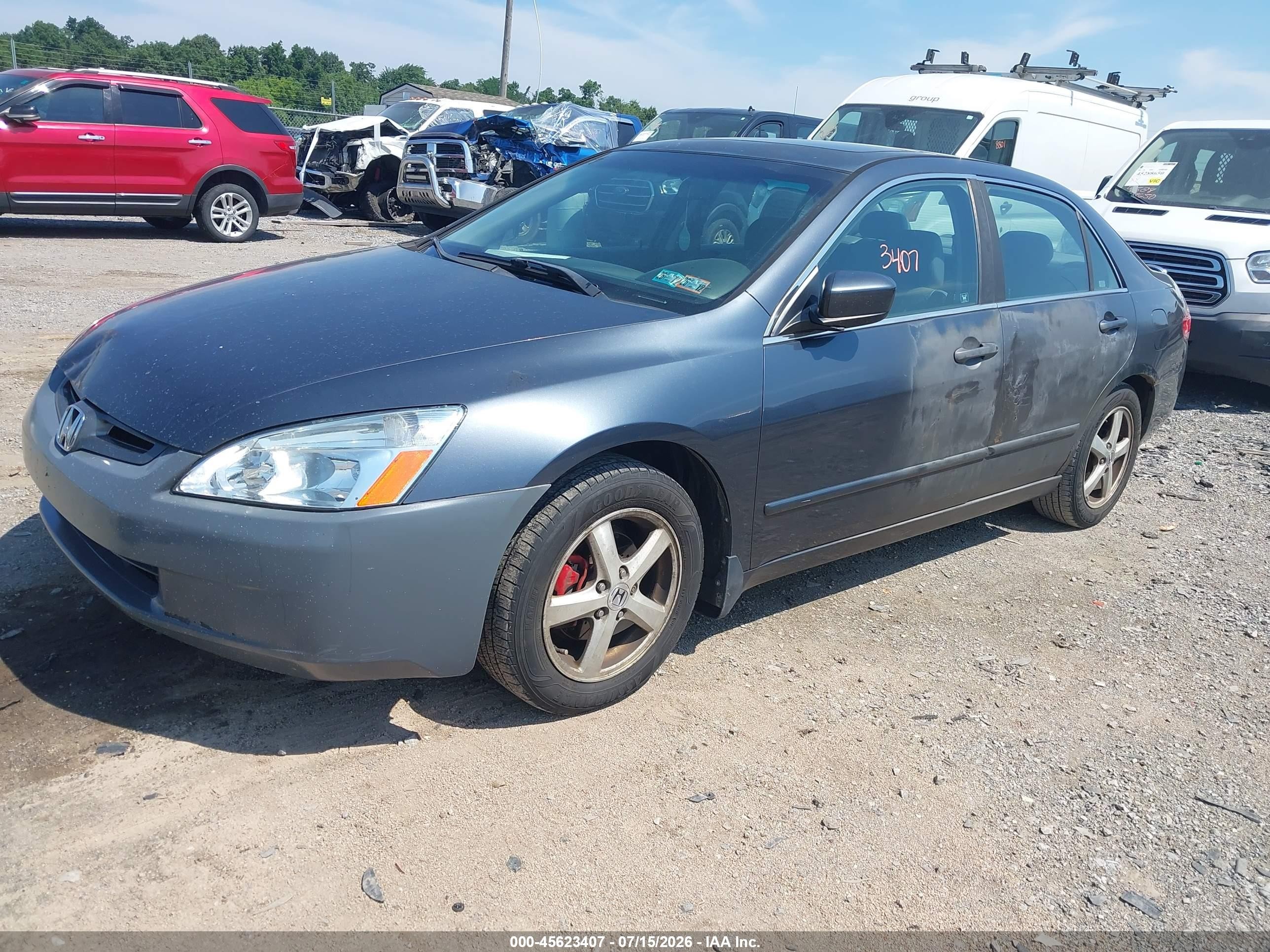 1996 Honda Accord Ex Gray vin: 1HGCD5560TA019501