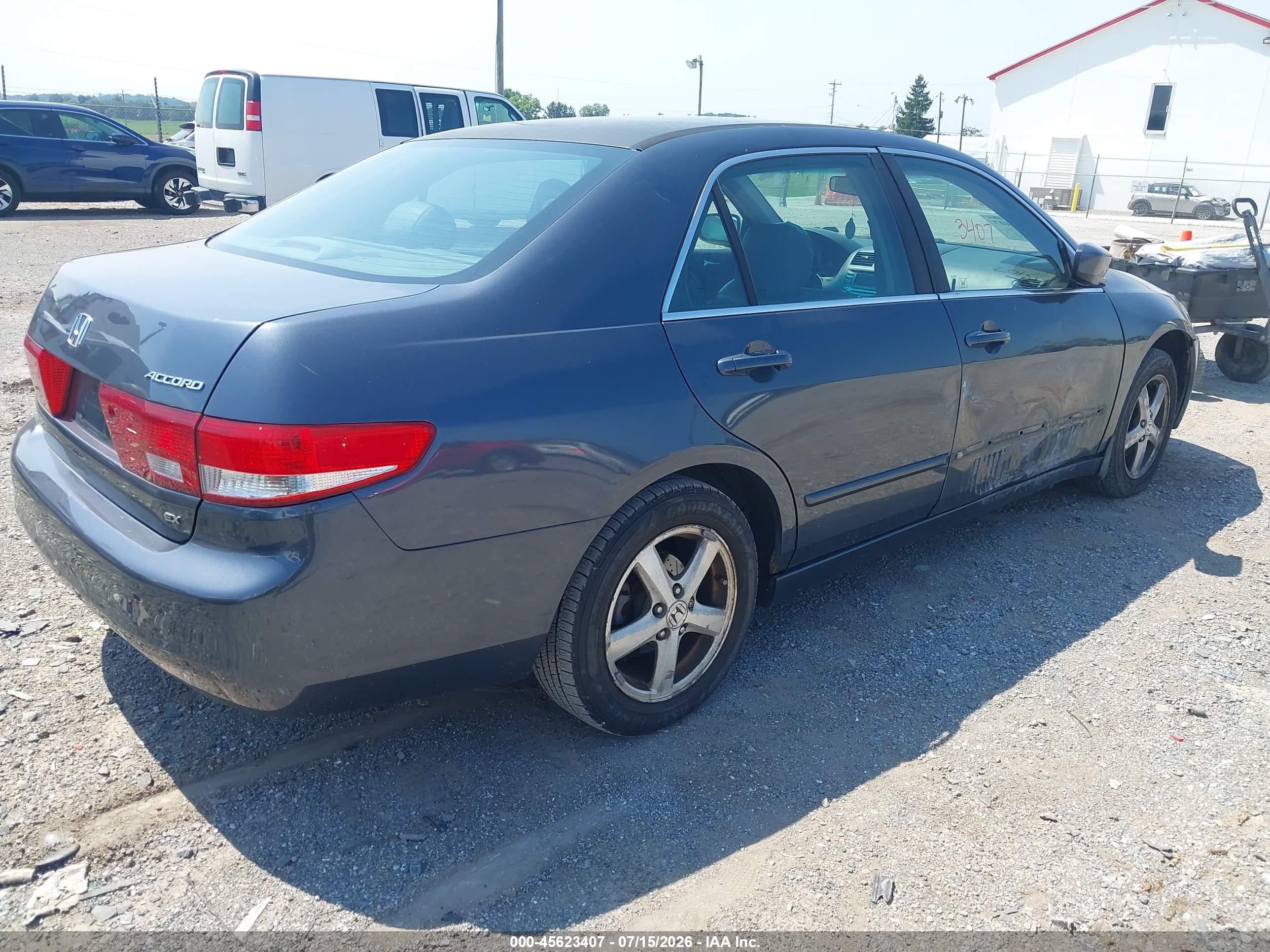 1996 Honda Accord Ex Gray vin: 1HGCD5560TA019501