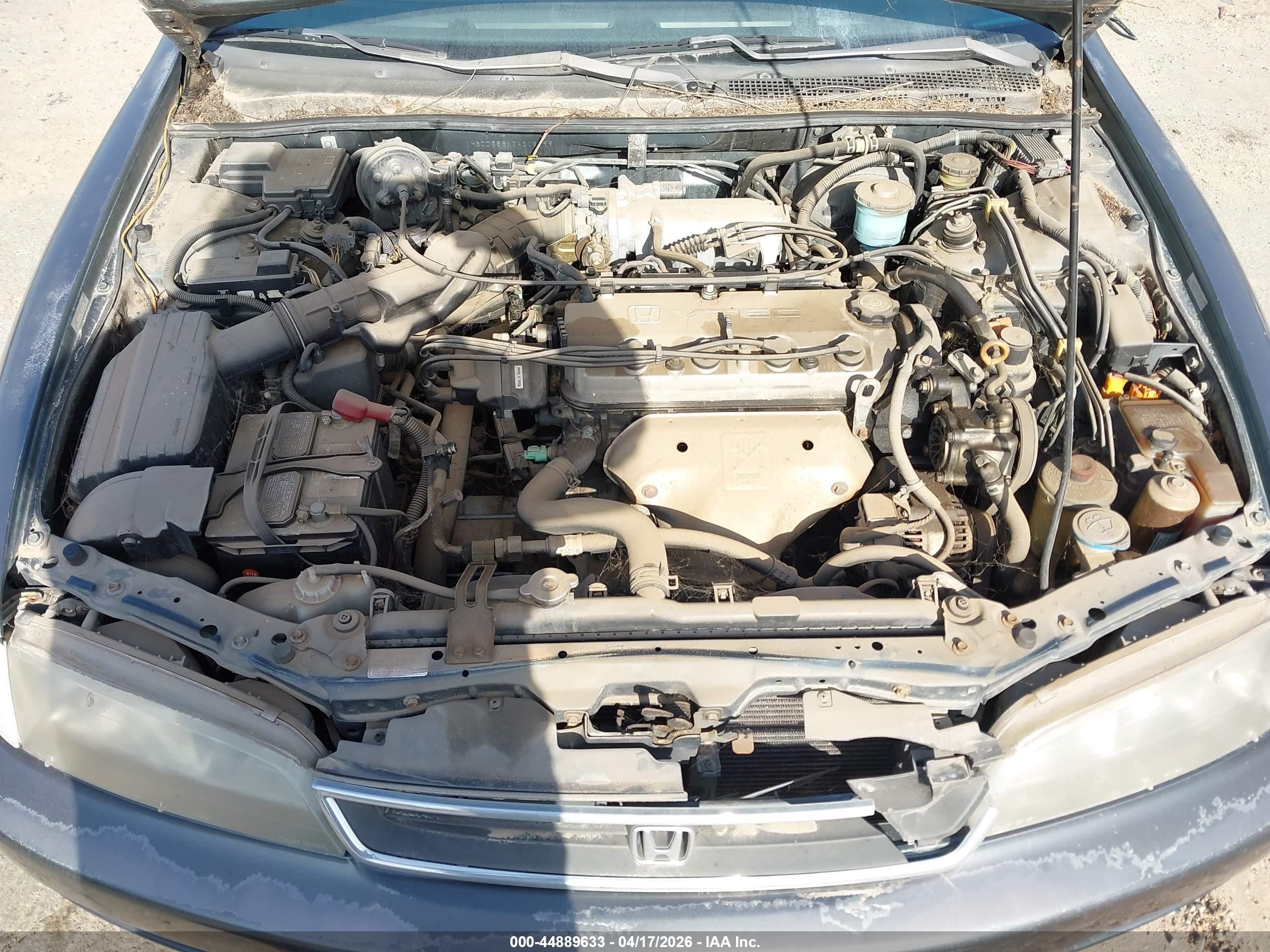1996 Honda Accord Ex Gray vin: 1HGCD556XTA208799