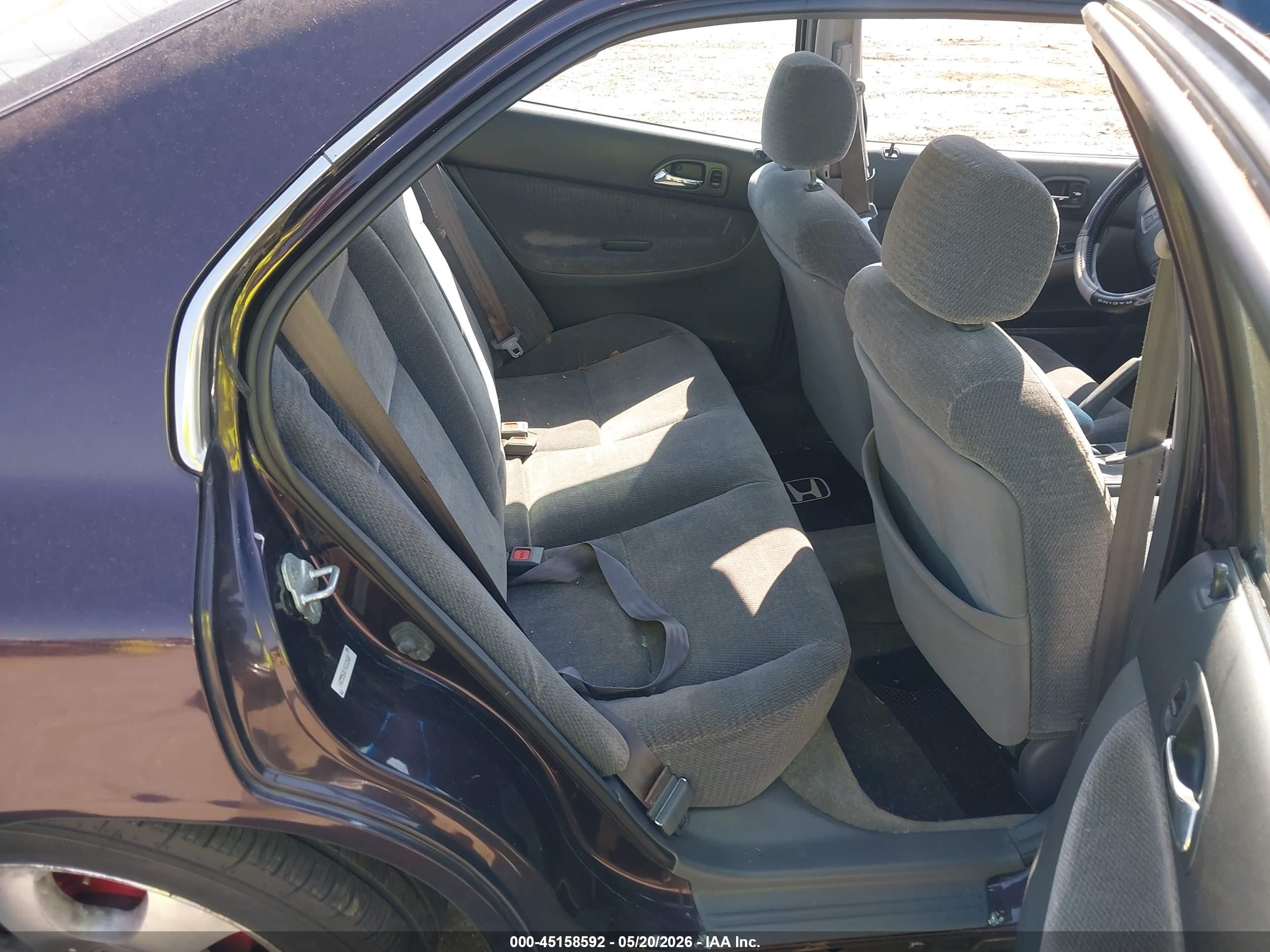1997 Honda Accord Se Purple vin: 1HGCD5601VA105607
