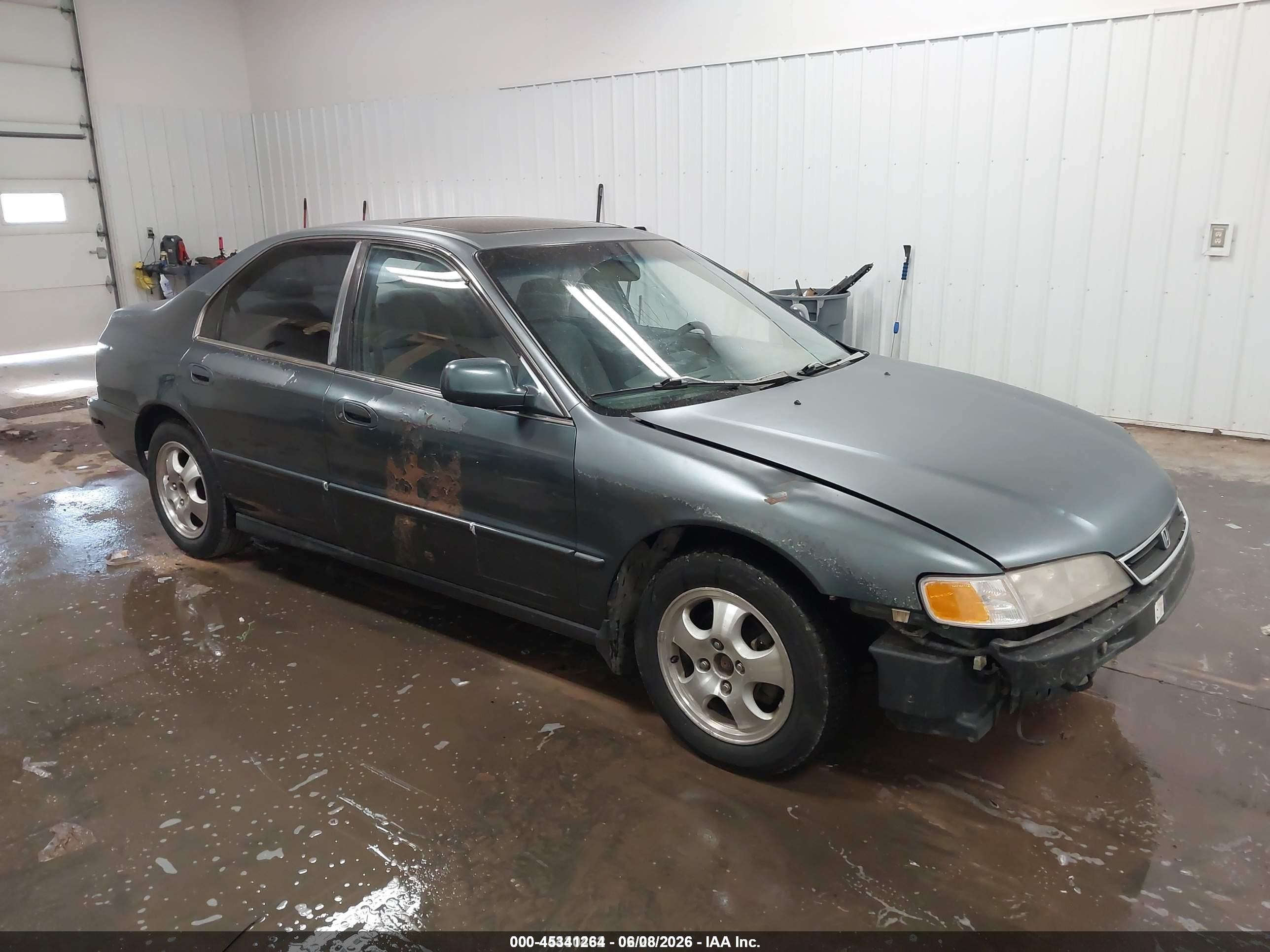 1997 Honda Accord Se Серый vin: 1HGCD5604VA803872