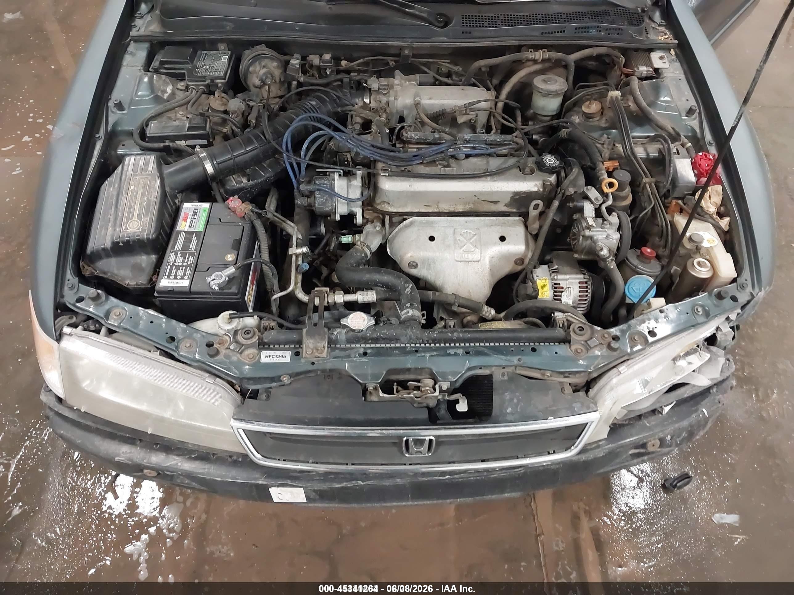 1997 Honda Accord Se Серый vin: 1HGCD5604VA803872