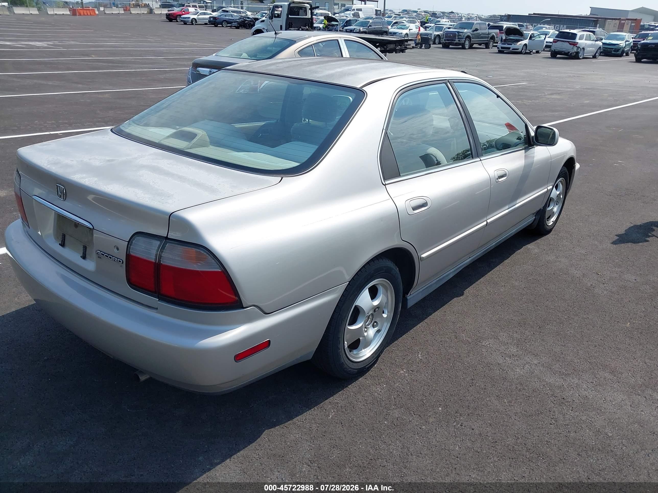 1997 Honda Accord Se Champagne vin: 1HGCD5605VA065841