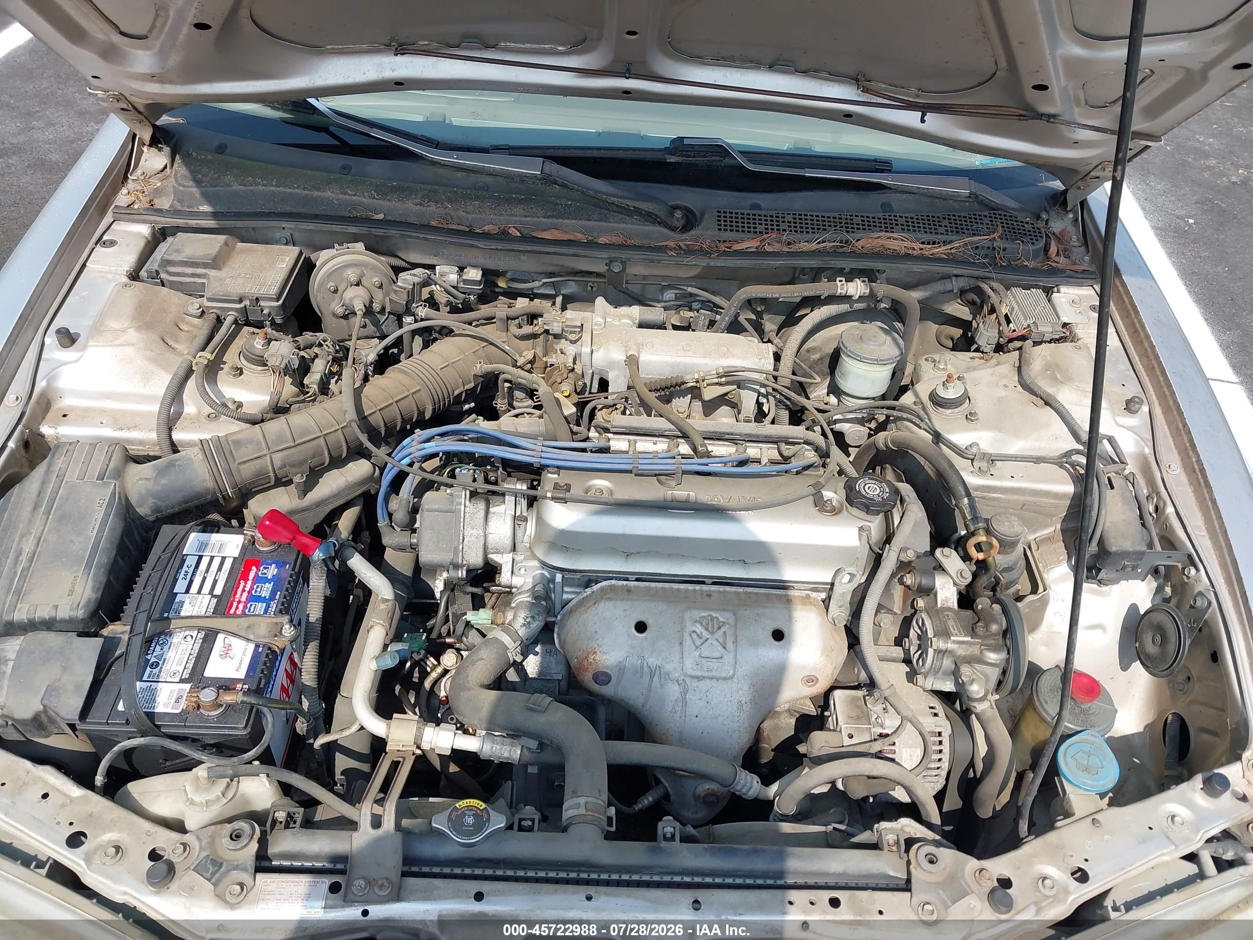 1997 Honda Accord Se Champagne vin: 1HGCD5605VA065841