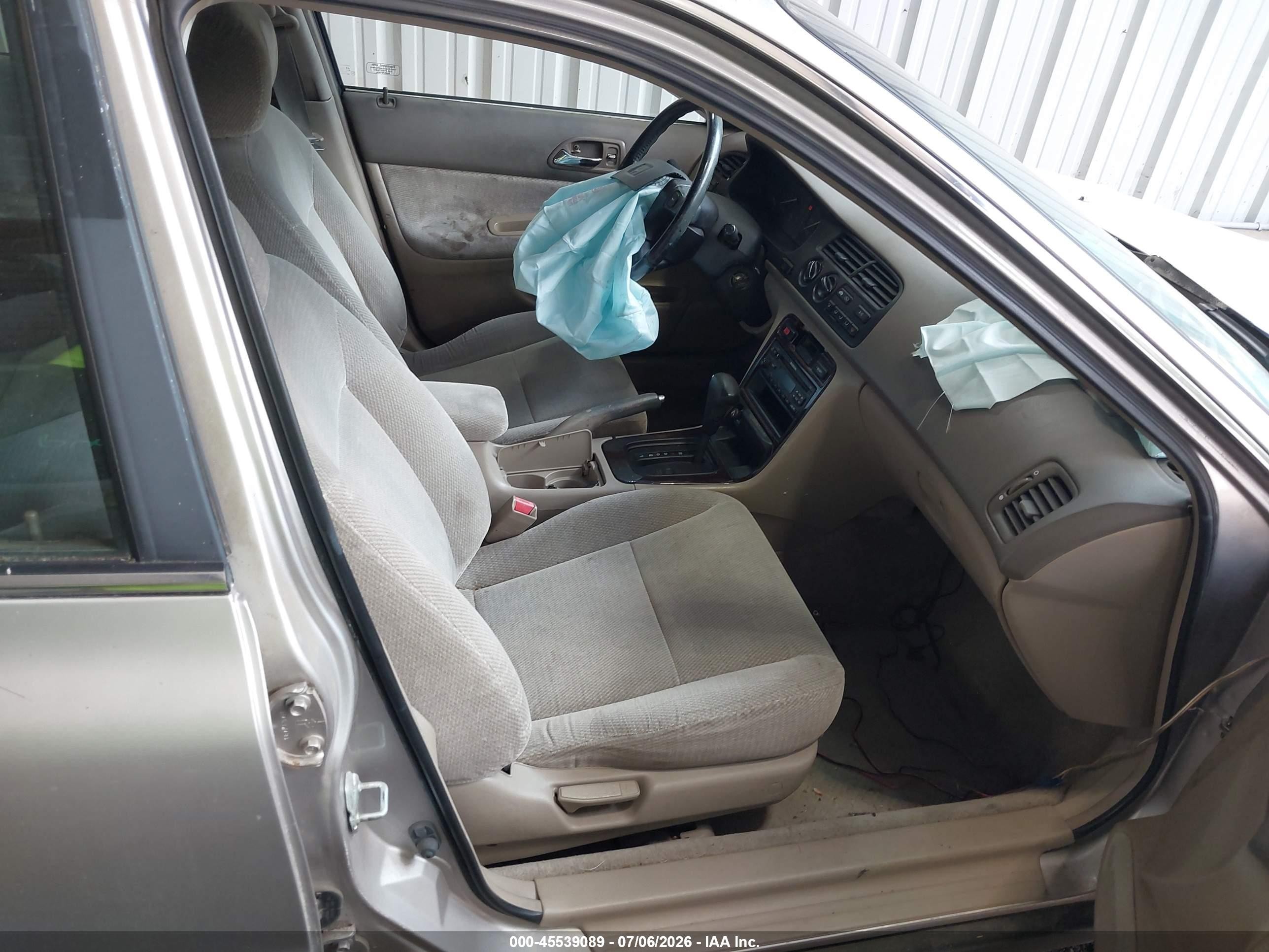 1997 Honda Accord Se Champagne vin: 1HGCD5606VA243000