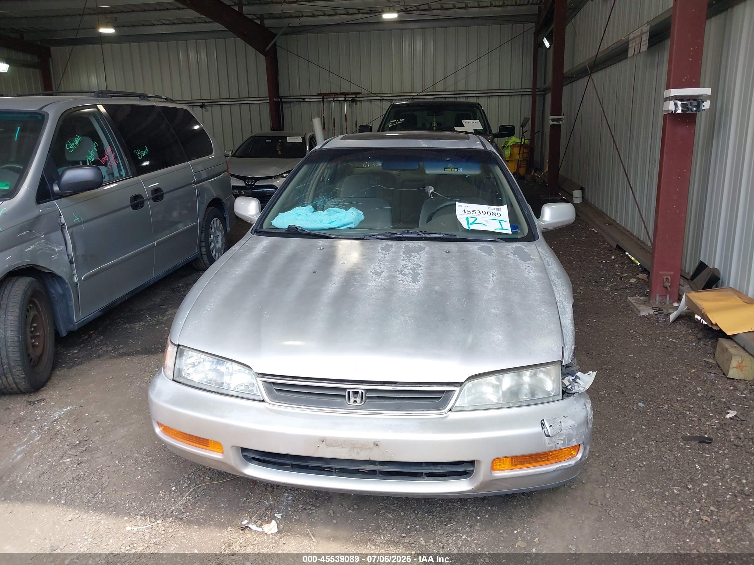 1997 Honda Accord Se Champagne vin: 1HGCD5606VA243000