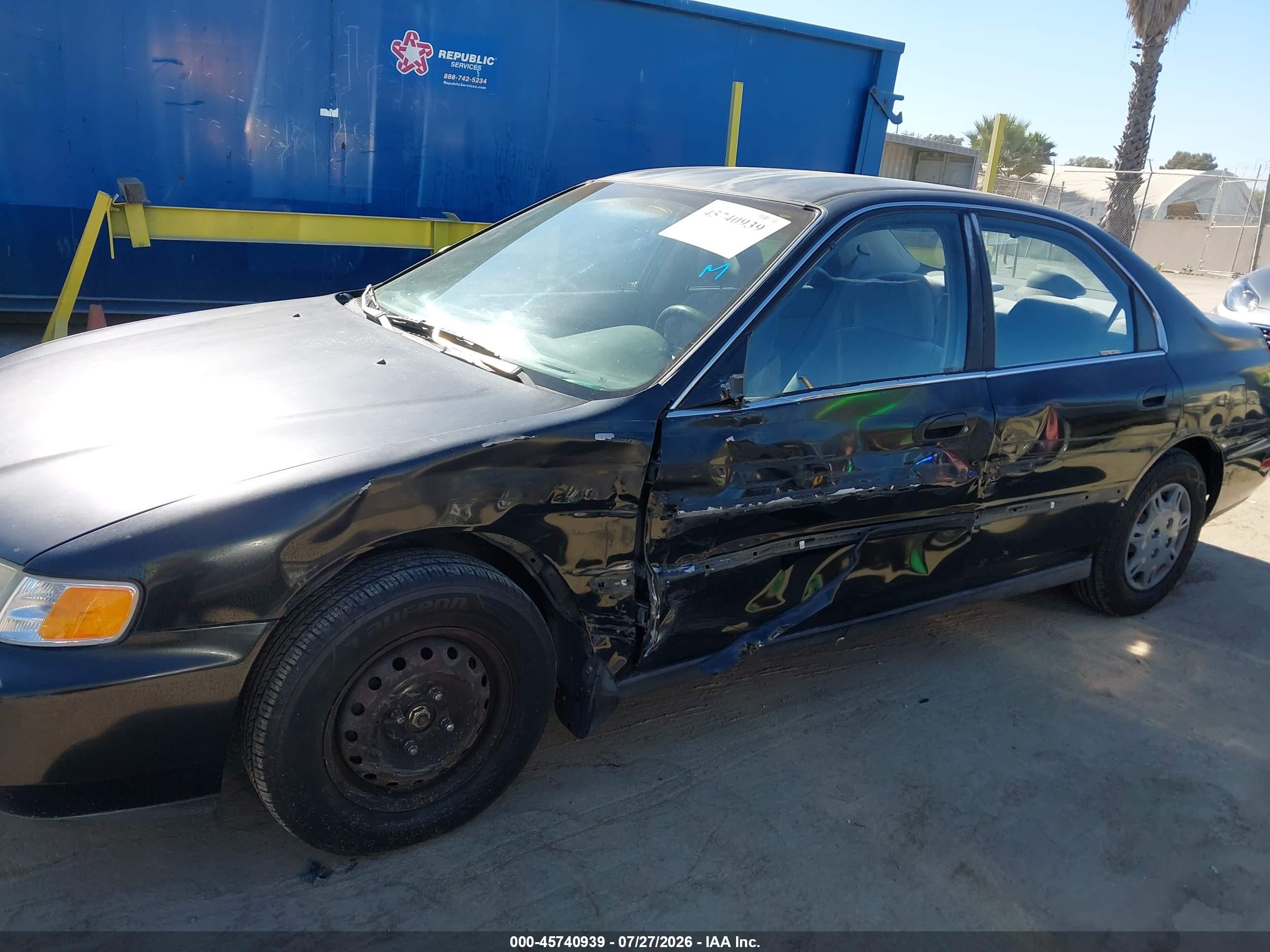 1996 Honda Accord Lx/ex Черный vin: 1HGCD5630TA247440