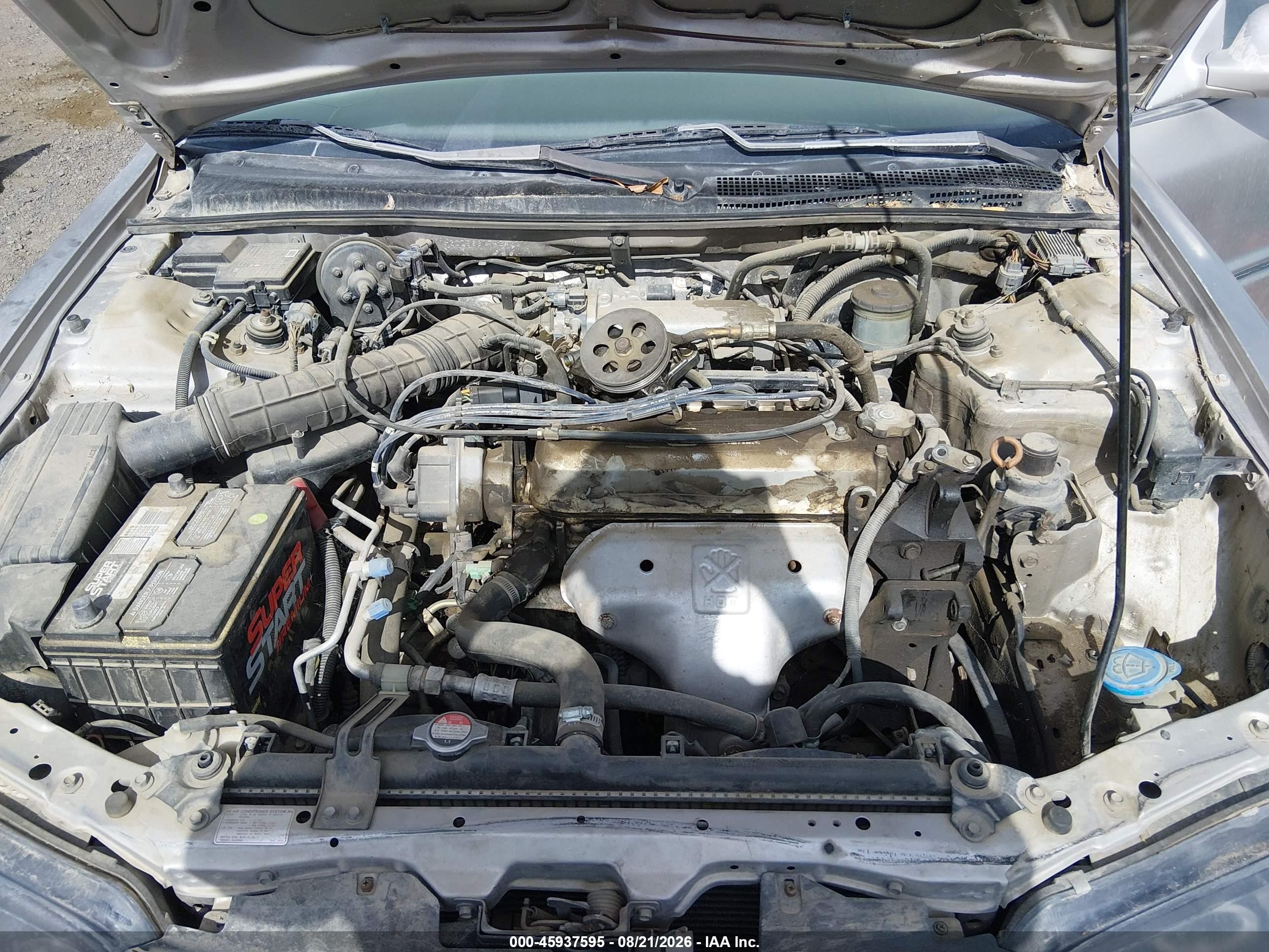 1996 Honda Accord Lx/ex Gray vin: 1HGCD5631TA242277
