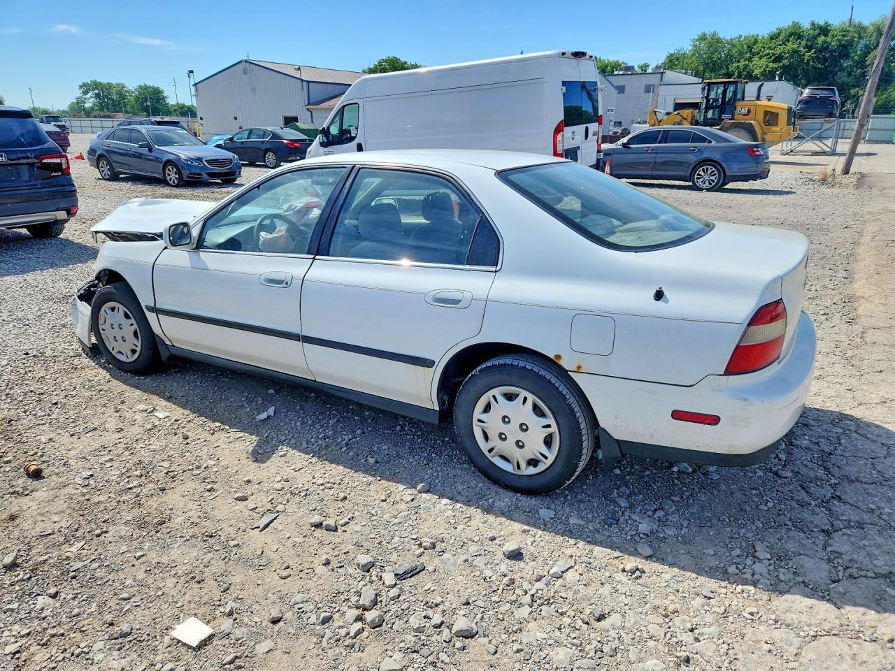 1995 Honda Accord Lx White vin: 1HGCD5632SA164798